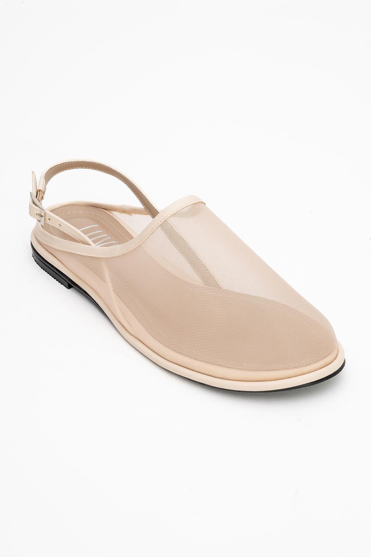 Shen Beige Mesh Sandal (Women) - Image 3
