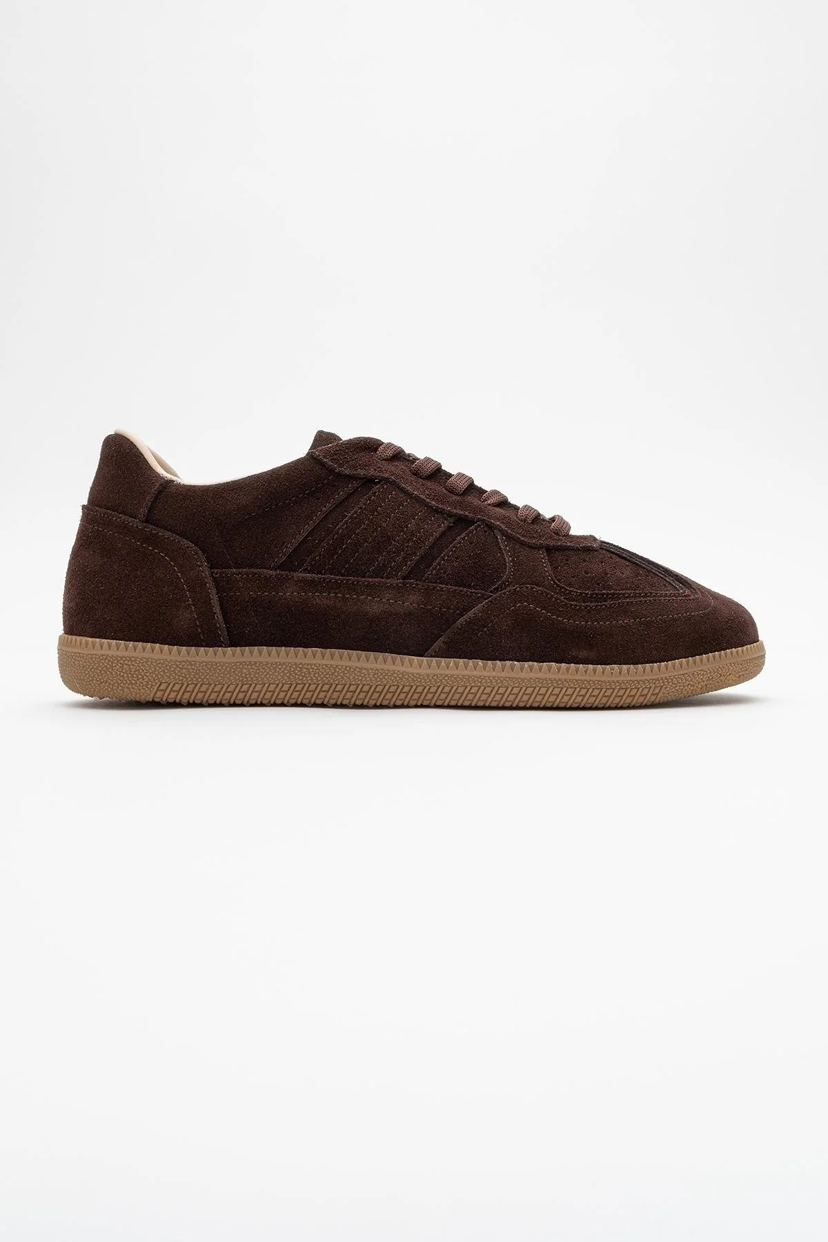 Shiva - Brown Suede Leather Sneakers (Women) - Image 5