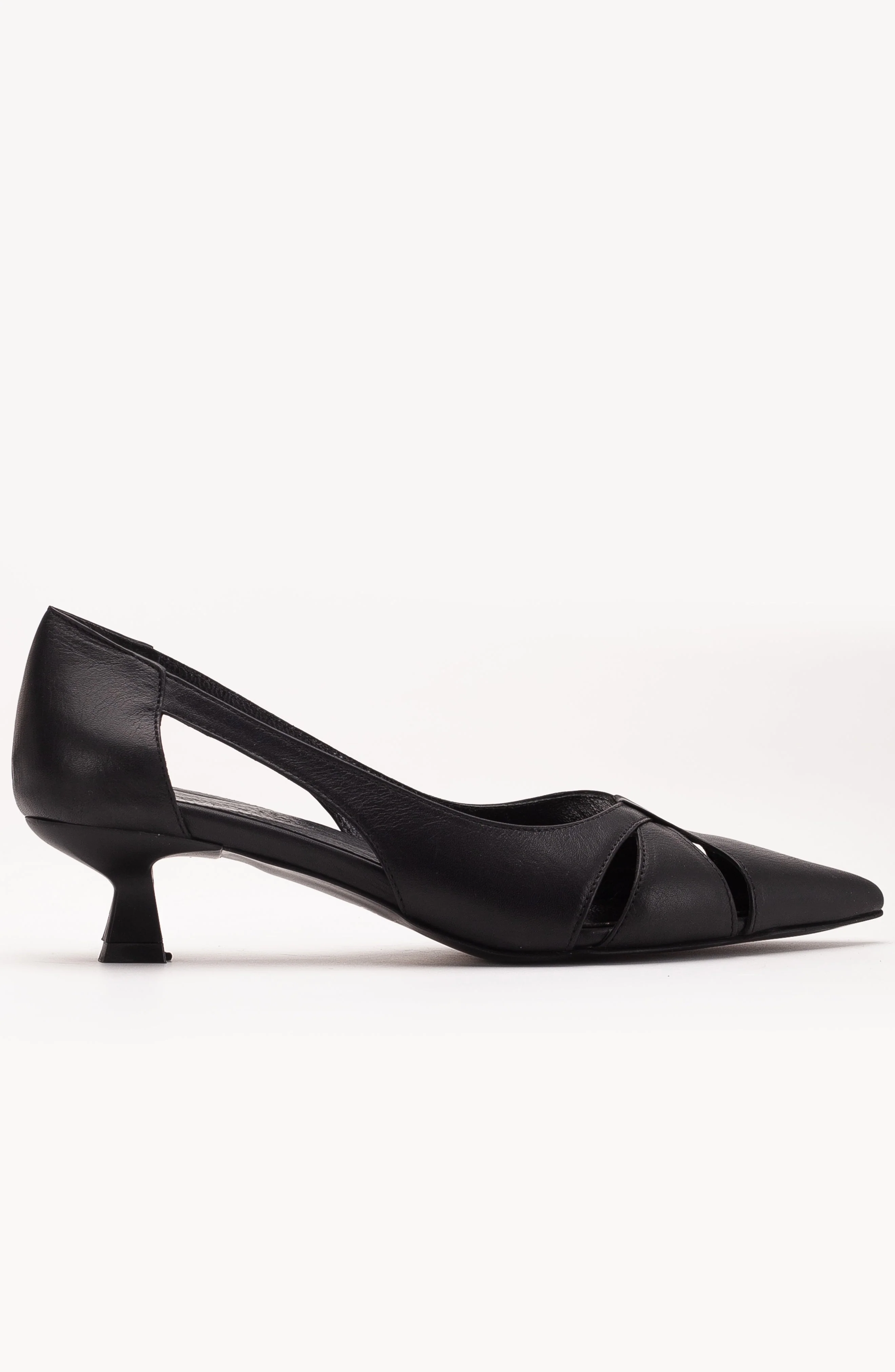 Sidal - Black Leather Pumps (Women) - Image 3