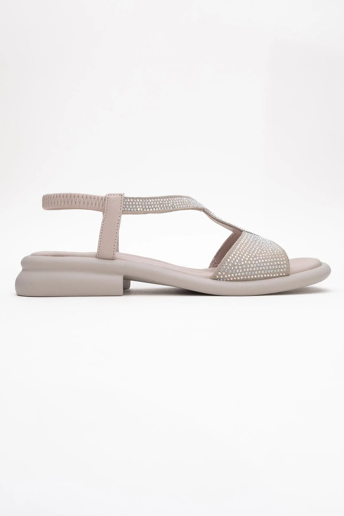 Sieglinde Light Pink Embellished Leather Sandal (Women) - Image 6