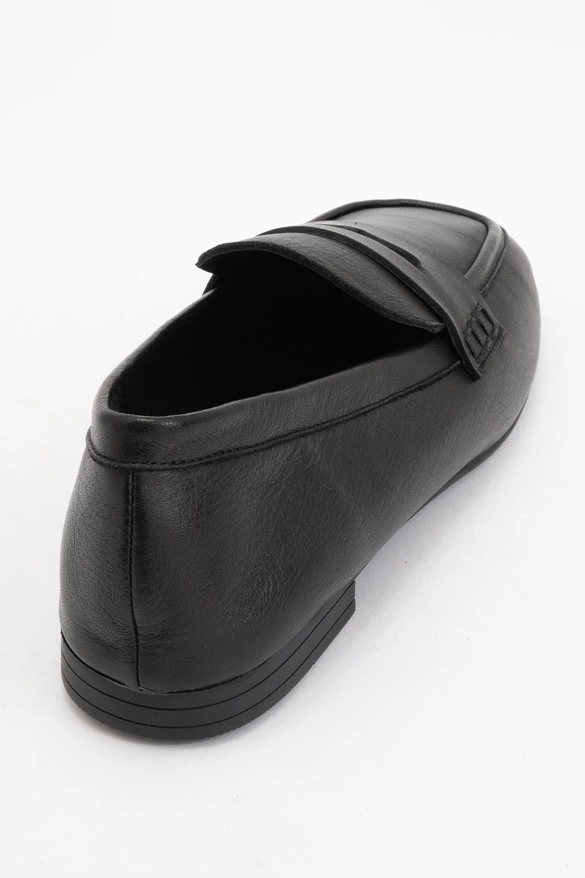 Skye - Black Leather Loafers (Women) - Image 4