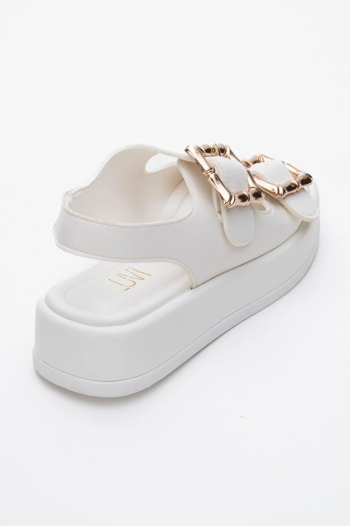 Slope White Double Strap Flat Sandal (Women) - Image 5