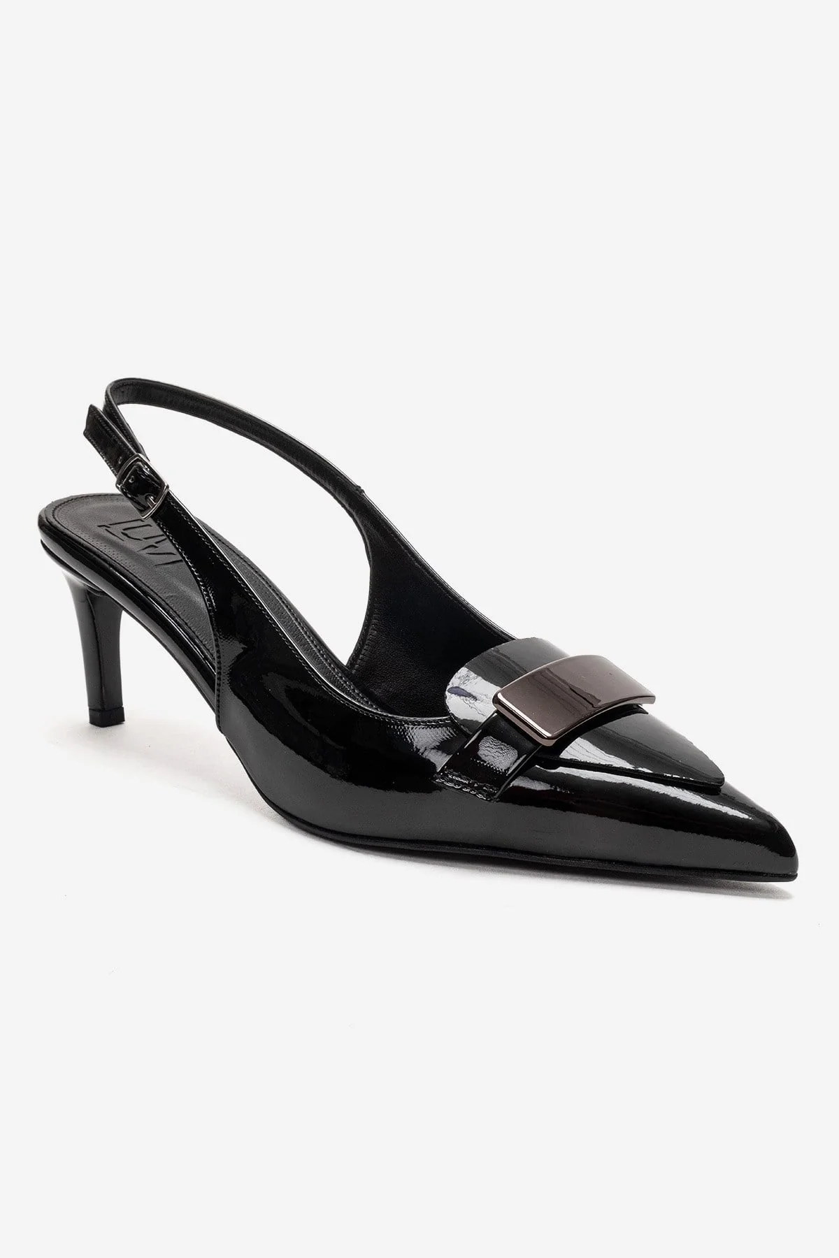 SOLLENNE - Black Stiletto Pump (Women) - Image 3