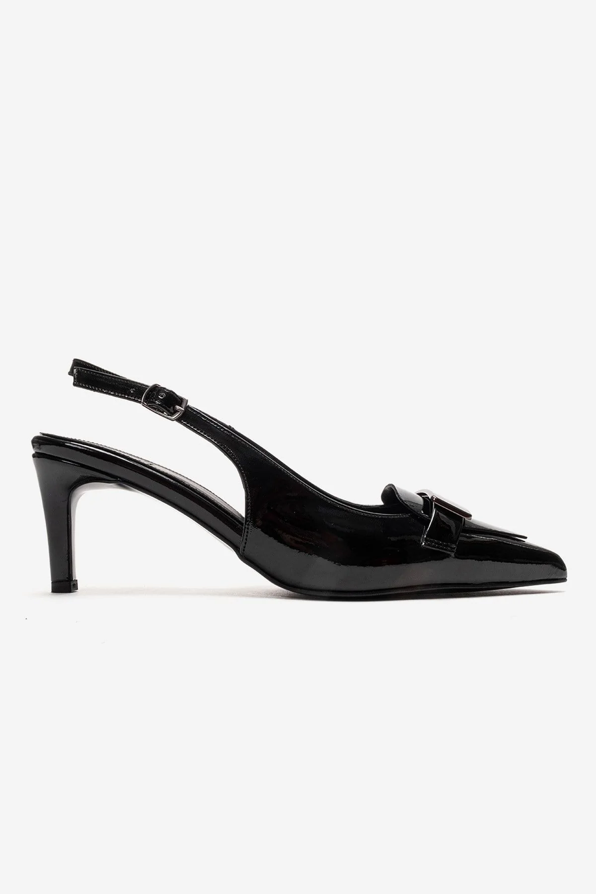SOLLENNE - Black Stiletto Pump (Women) - Image 4