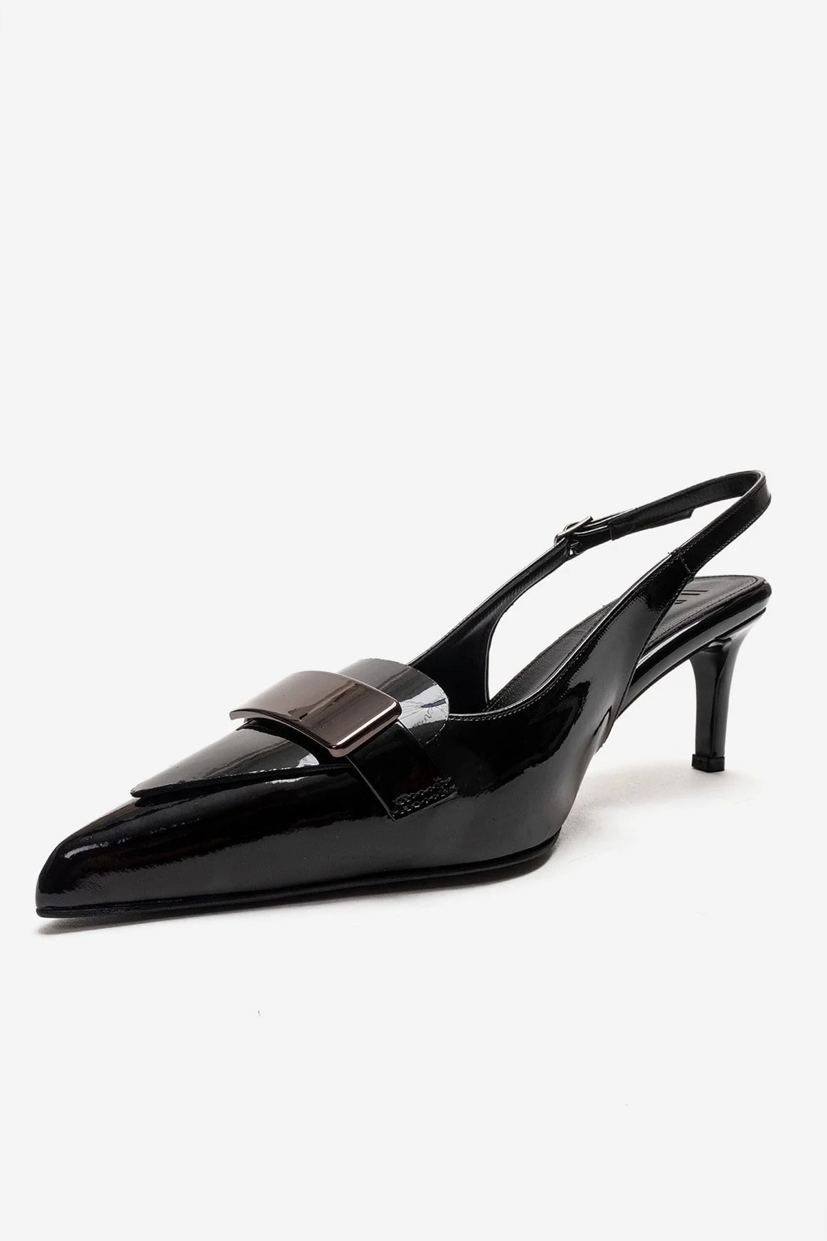 SOLLENNE - Black Stiletto Pump (Women) - Image 6
