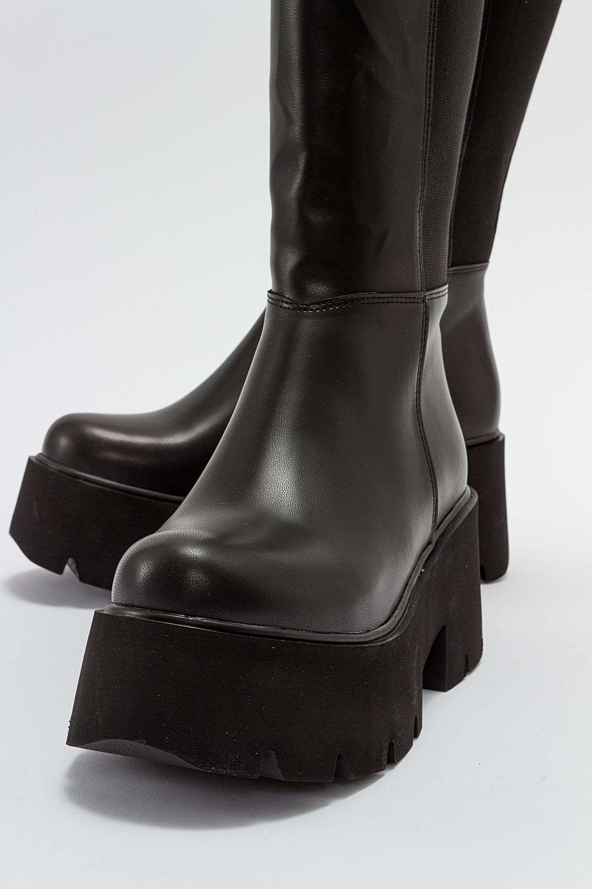 Solo Black Platform Boot (Women) - Image 5