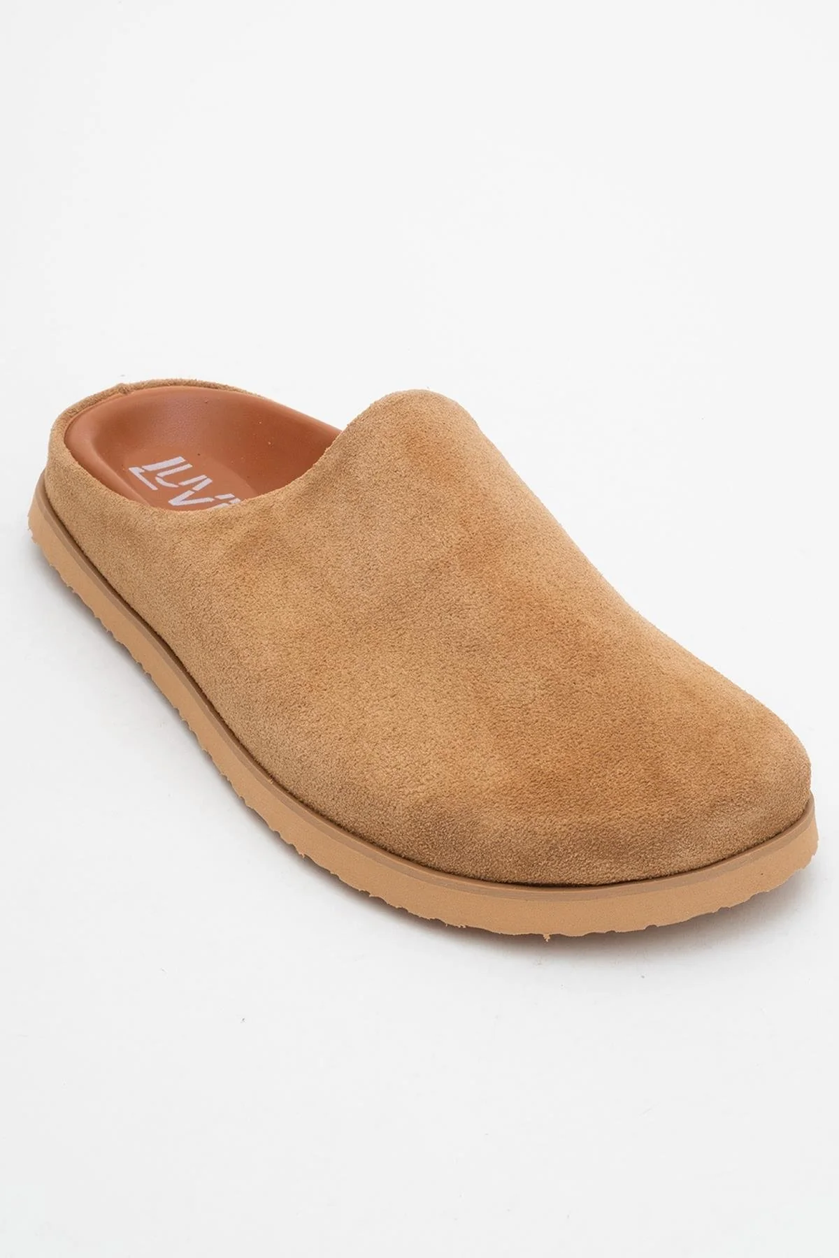 Space - Cognac Suede Leather Slide Sandal (Women) - Image 3