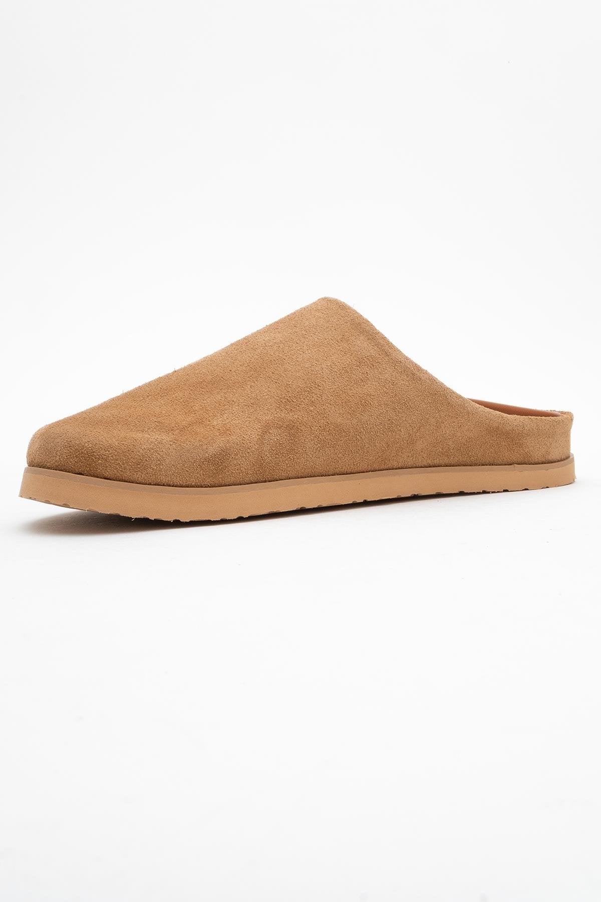 Space - Cognac Suede Leather Slide Sandal (Women) - Image 4