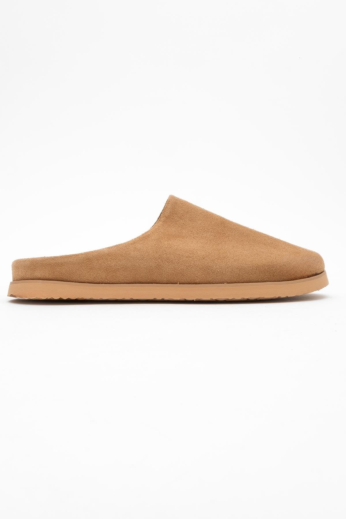 Space - Cognac Suede Leather Slide Sandal (Women) - Image 6