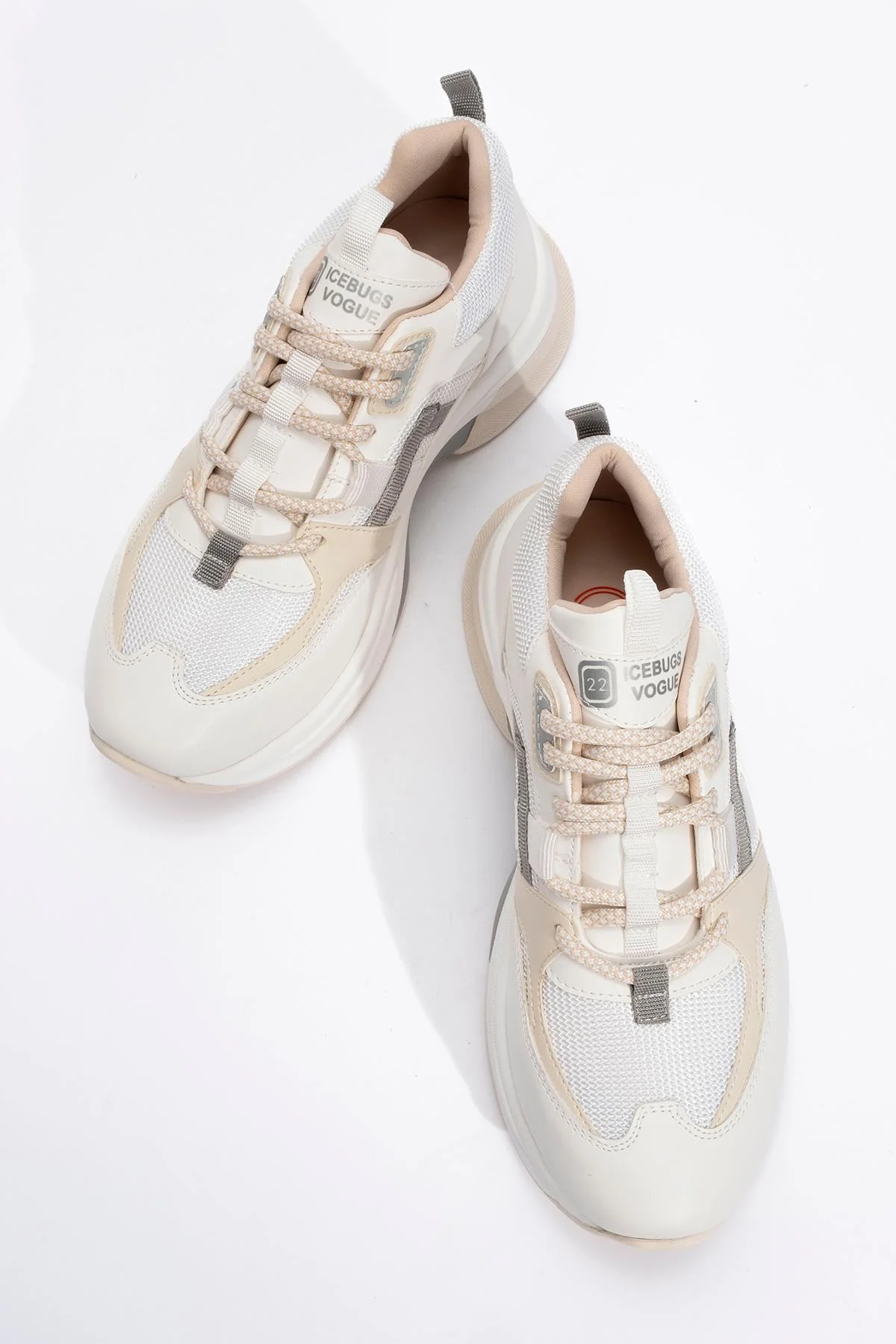 Sterda - White Beige Platform Sneaker (Women) - Image 2
