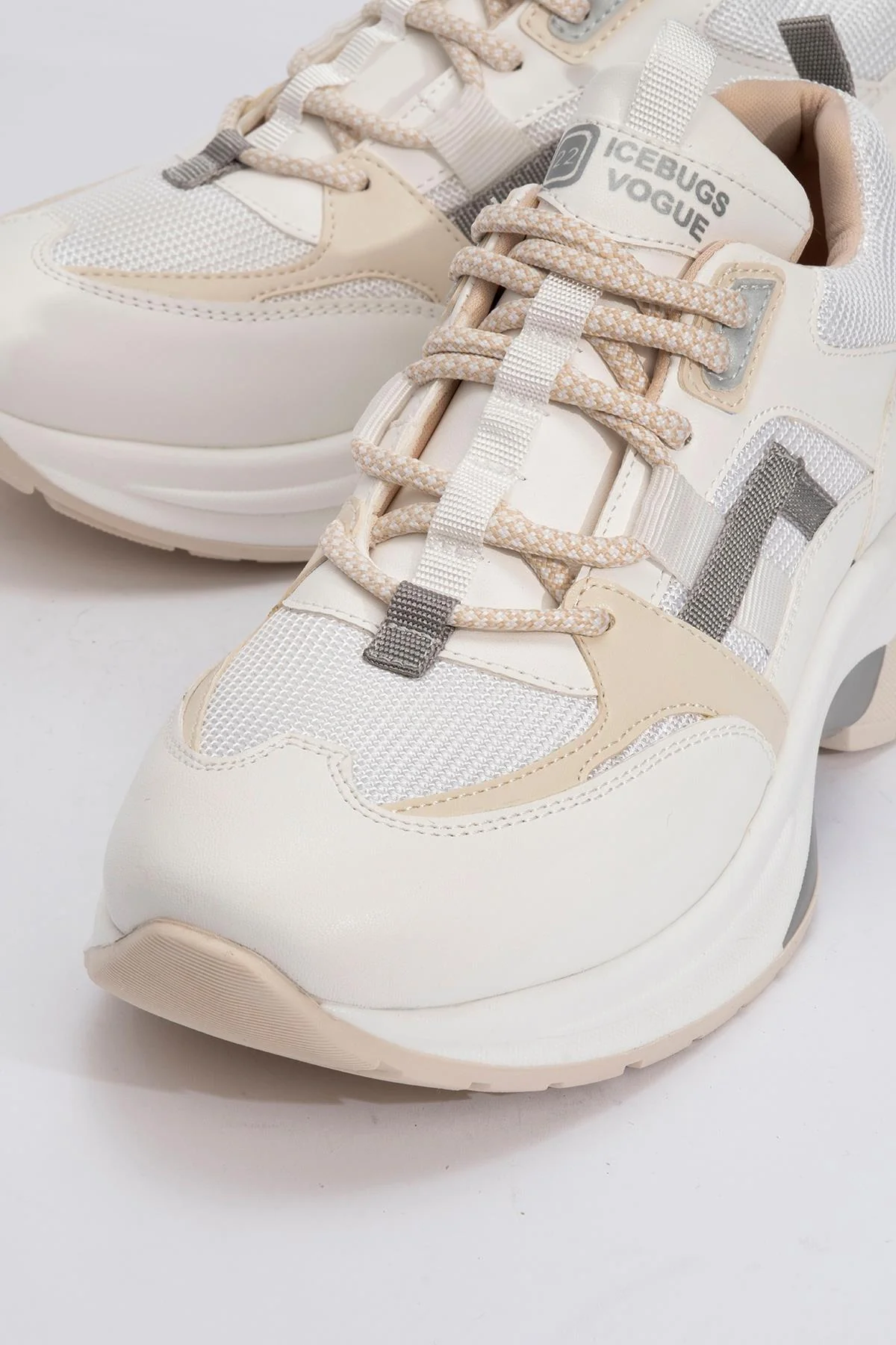 Sterda - White Beige Platform Sneaker (Women) - Image 3