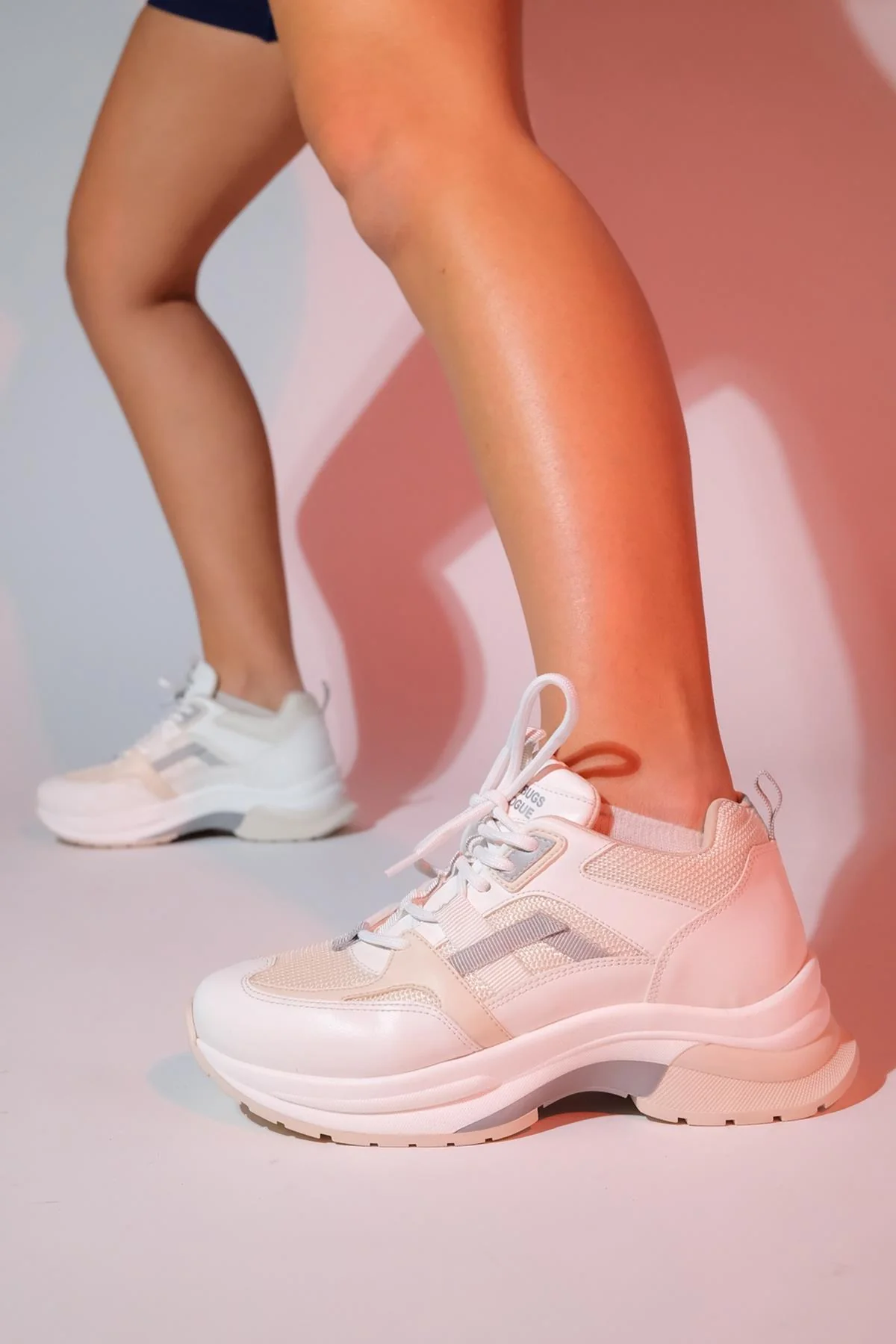 Sterda - White Beige Platform Sneaker (Women) - Image 5