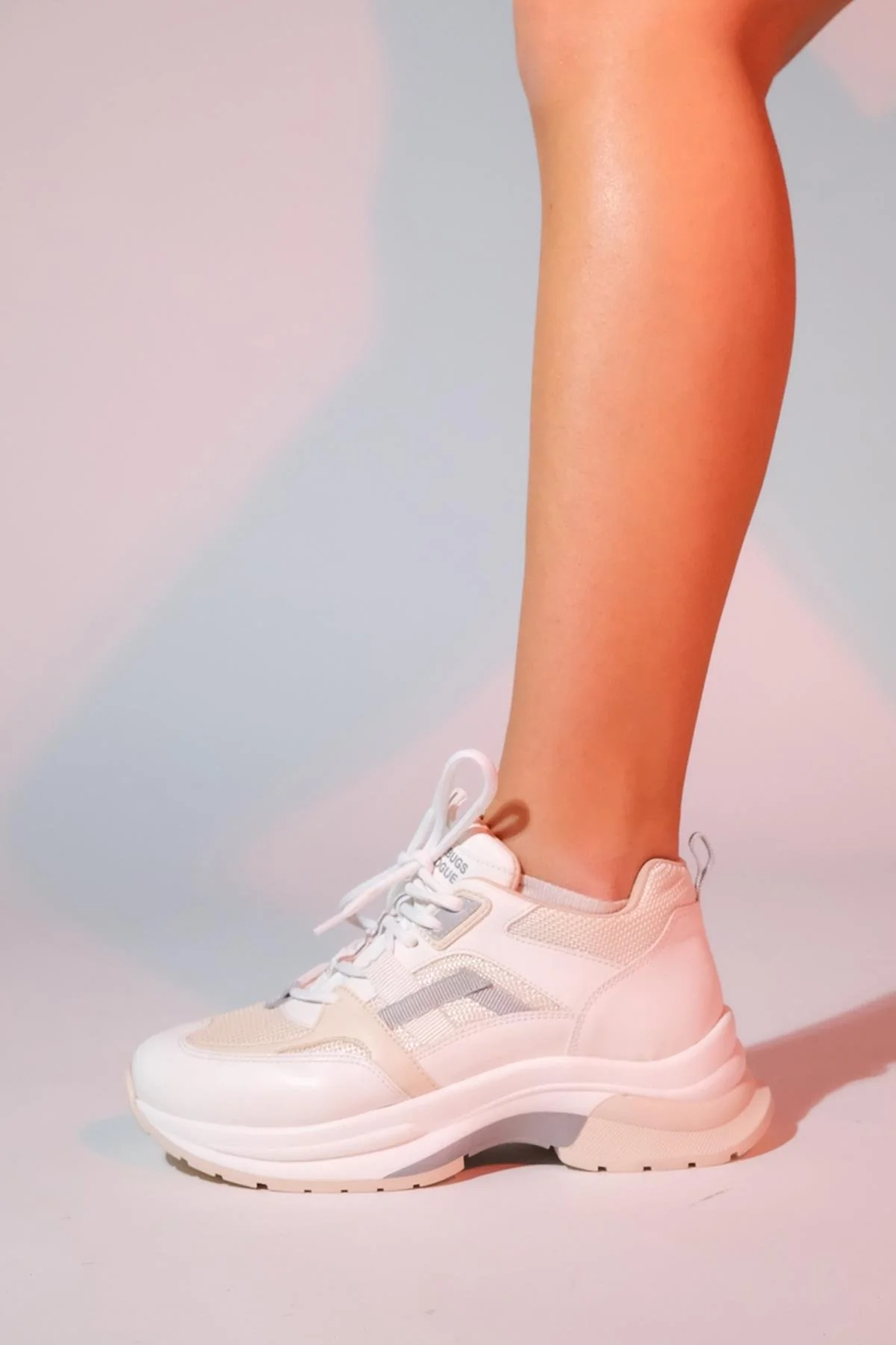 Sterda - White Beige Platform Sneaker (Women) - Image 7