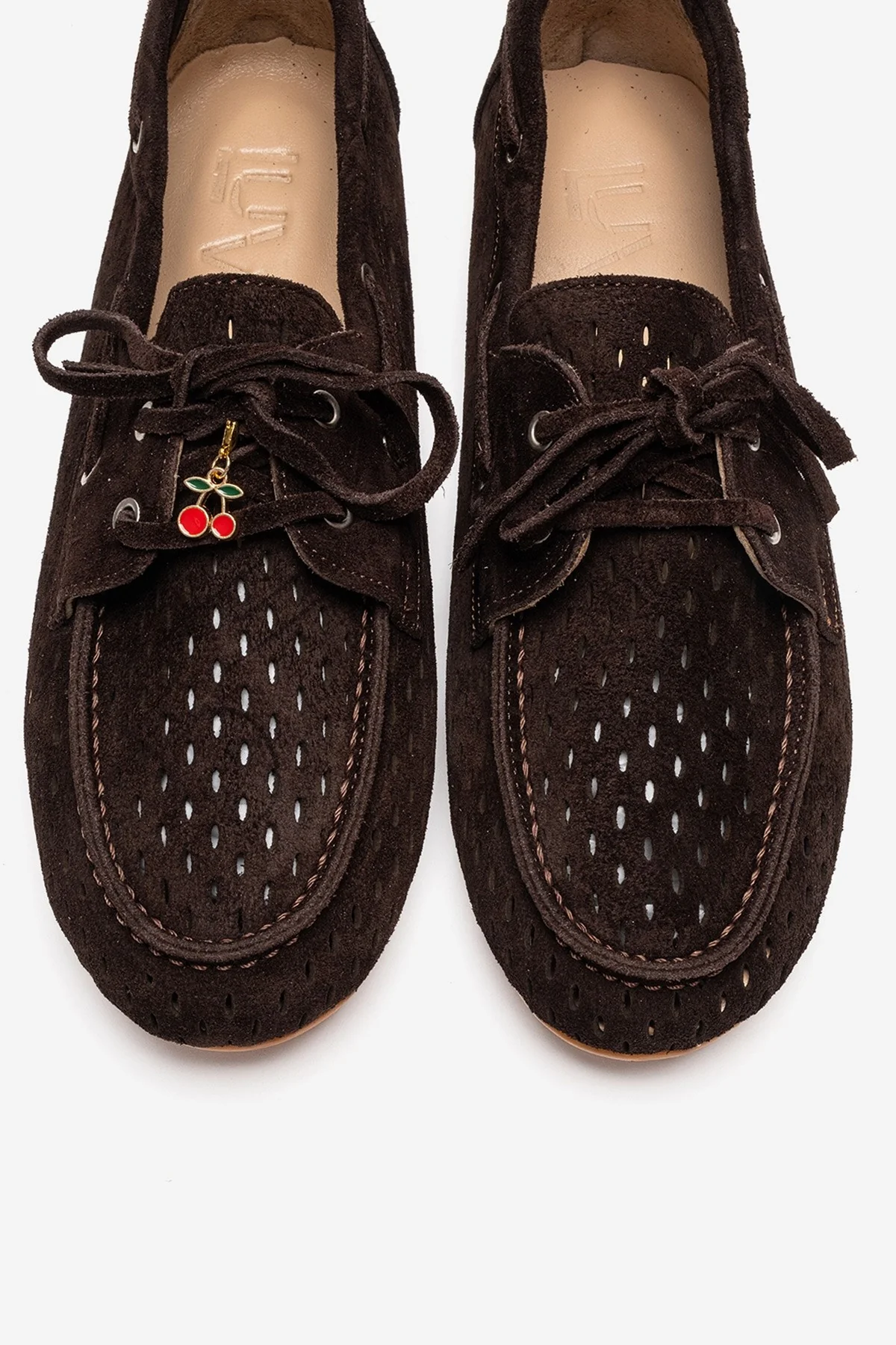 Stevo - Cognac Genuine Leather Lace-Up Loafer (Women) - Image 2
