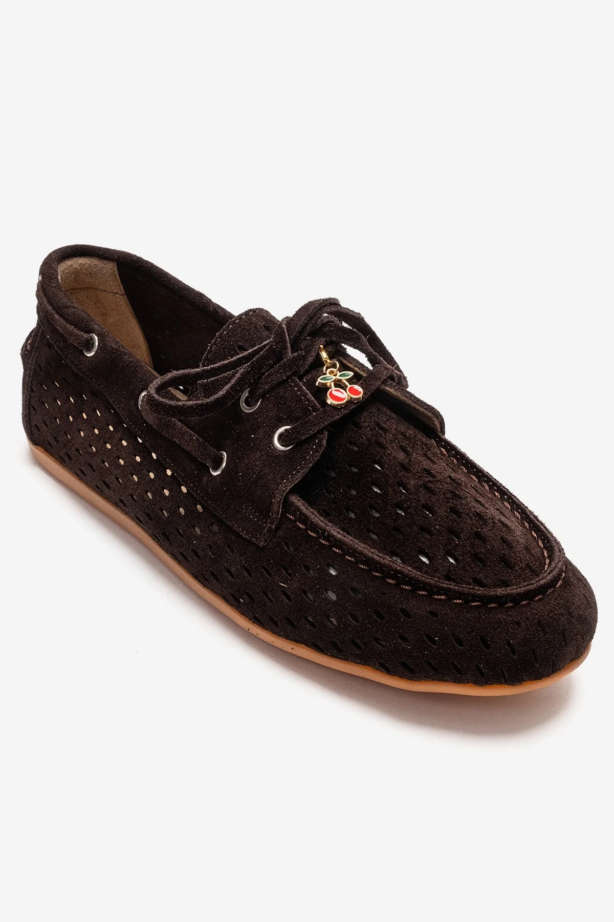 Stevo - Cognac Genuine Leather Lace-Up Loafer (Women) - Image 3