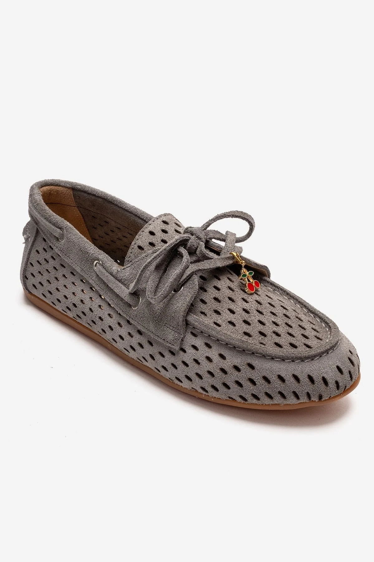 Stevo - Gray Genuine Leather Lace-Up Loafer (Women) - Image 3