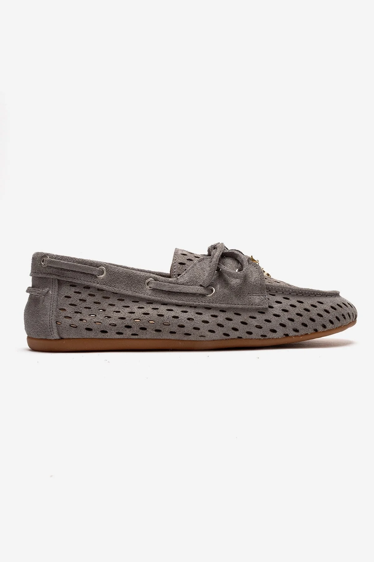 Stevo - Gray Genuine Leather Lace-Up Loafer (Women) - Image 4