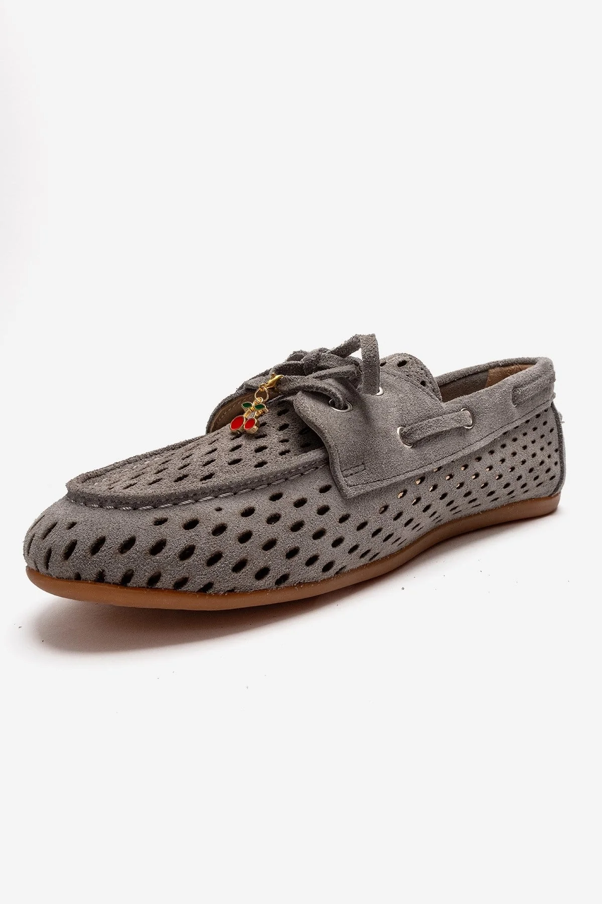 Stevo - Gray Genuine Leather Lace-Up Loafer (Women) - Image 6