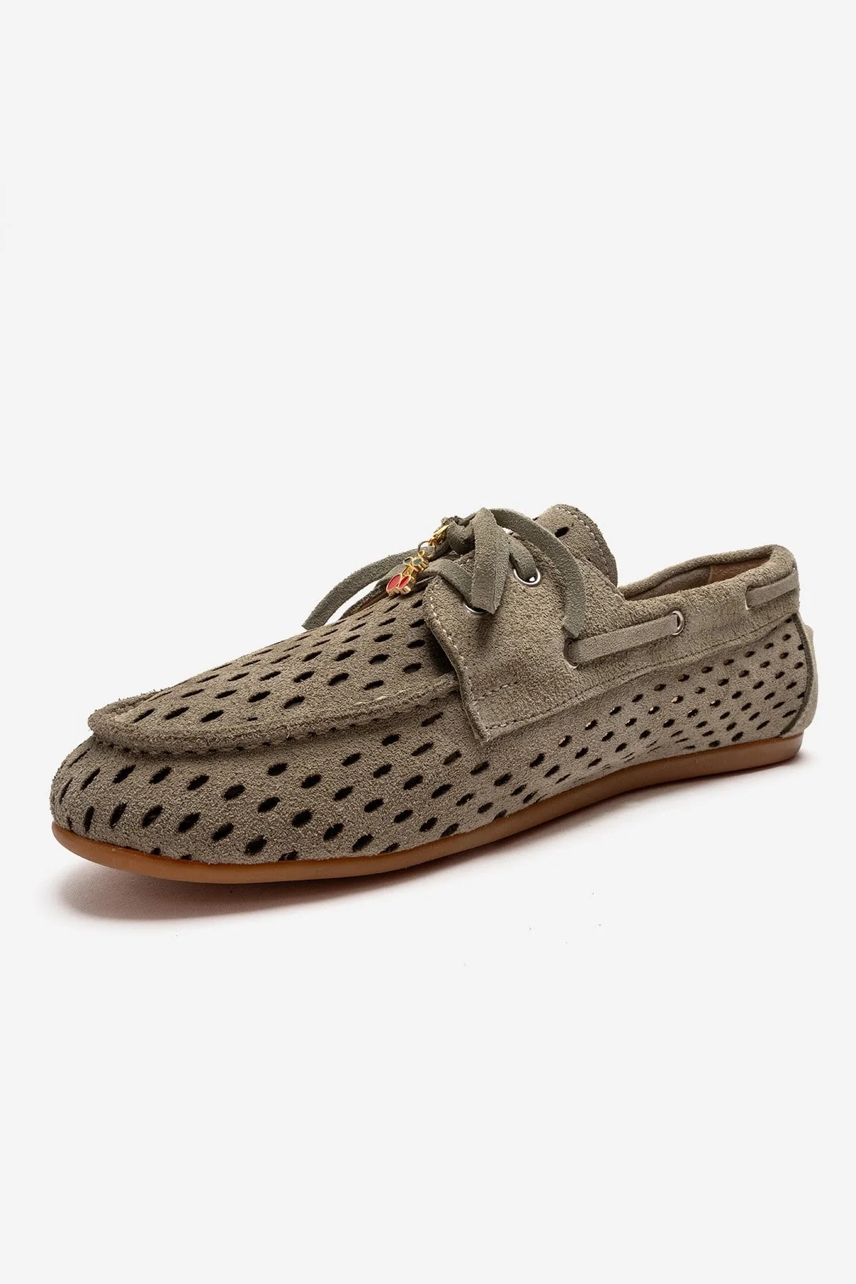 Stevo - Green Genuine Leather Lace-Up Loafer (Women) - Image 6