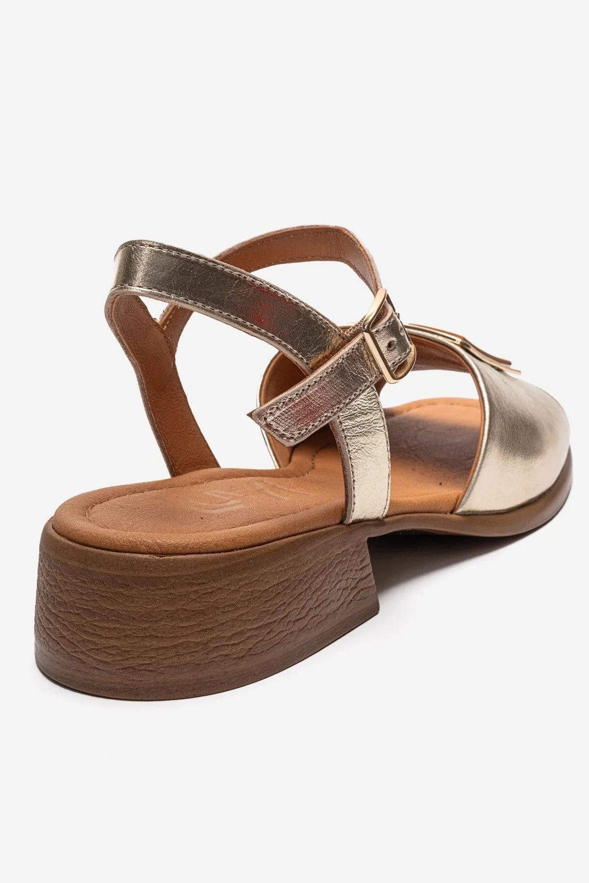 Svelte - Gold Genuine Leather Sandal (Women) - Image 5