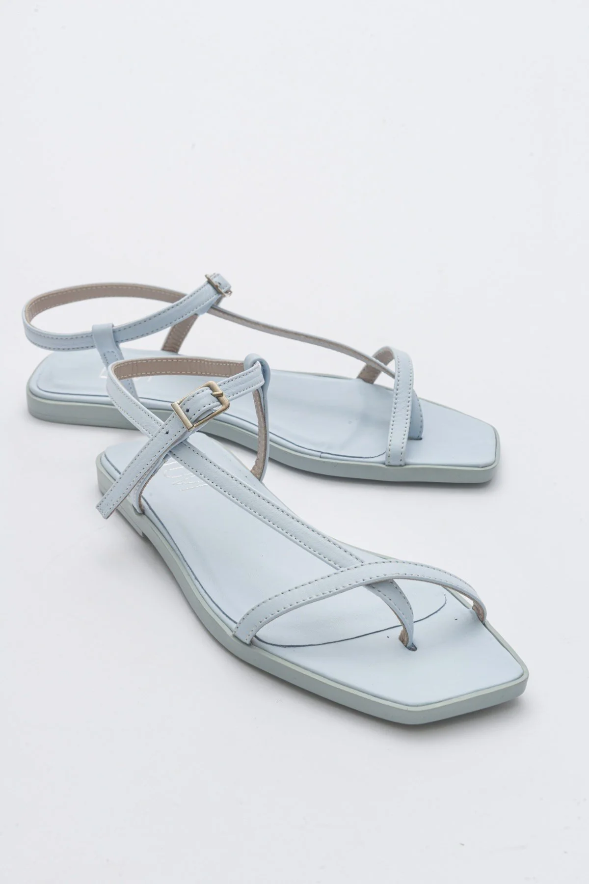 Tales - Baby Blue Genuine Leather Sandal (Women)