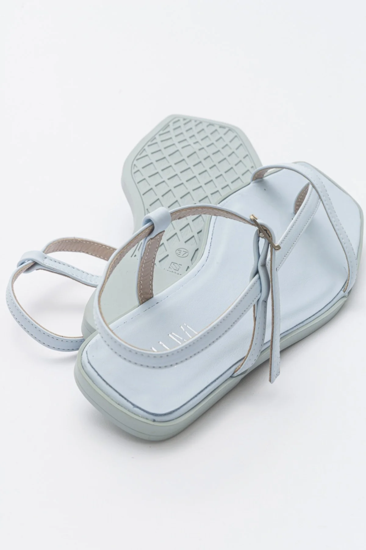 Tales - Baby Blue Genuine Leather Sandal (Women) - Image 3