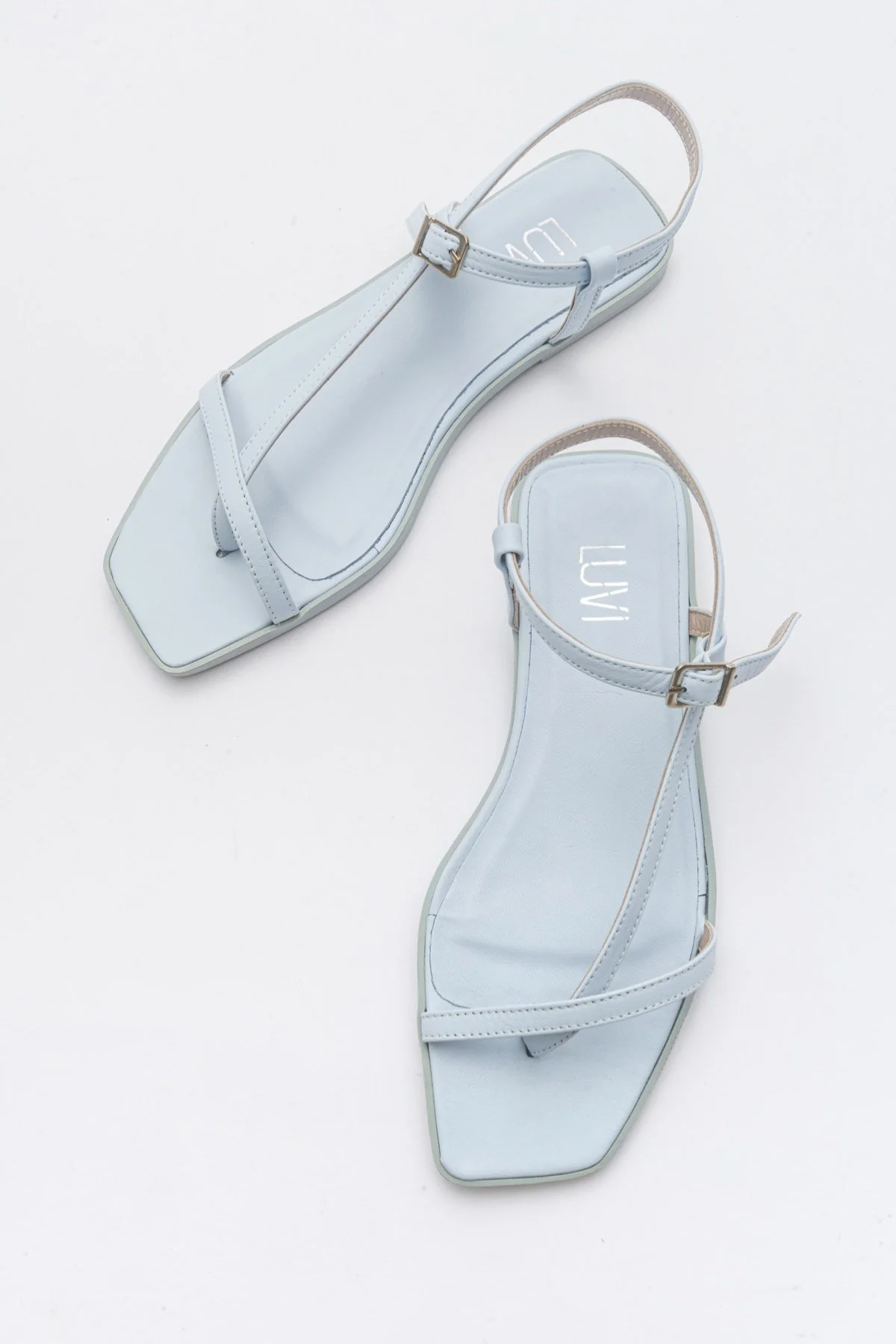 Tales - Baby Blue Genuine Leather Sandal (Women) - Image 4
