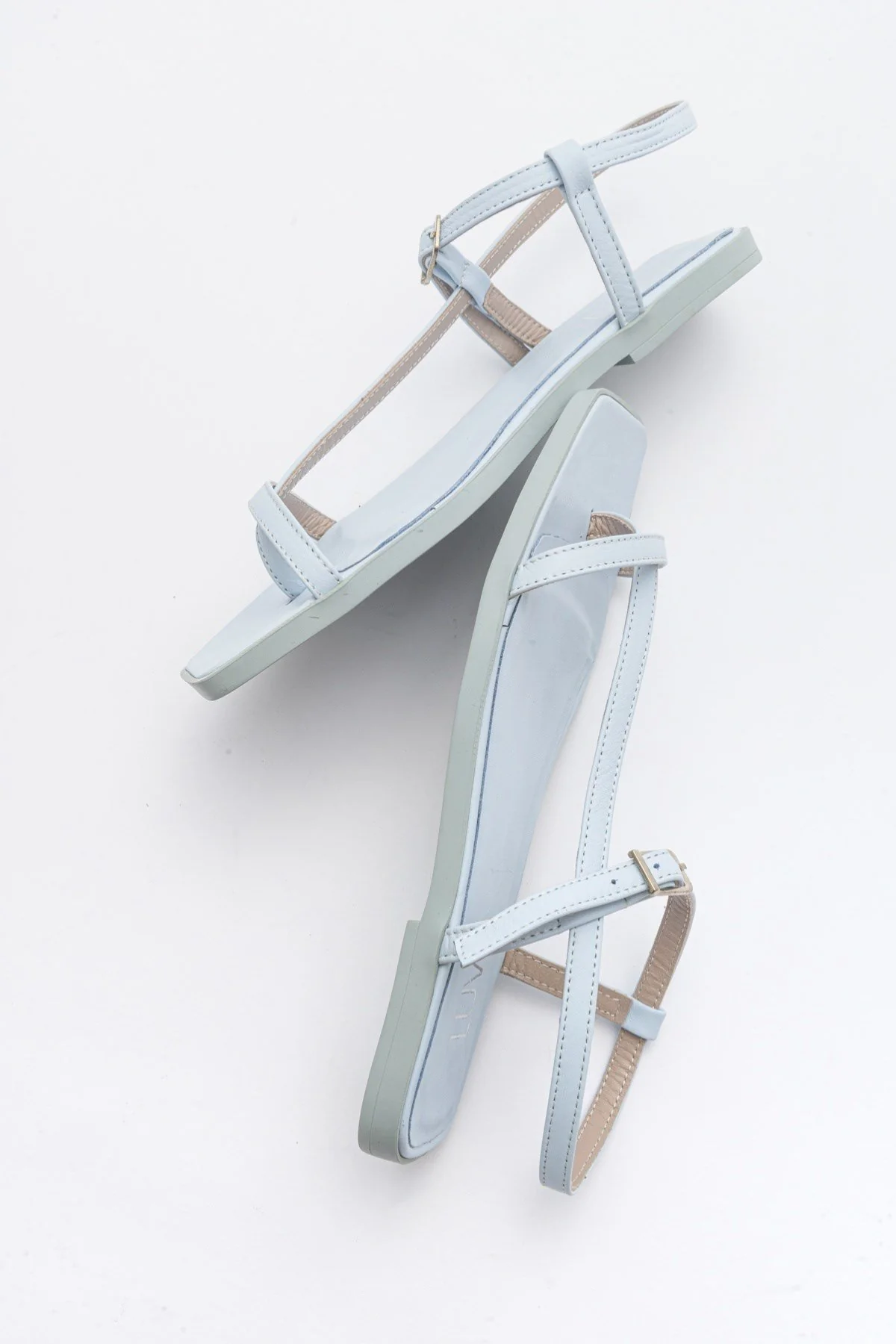 Tales - Baby Blue Genuine Leather Sandal (Women) - Image 5