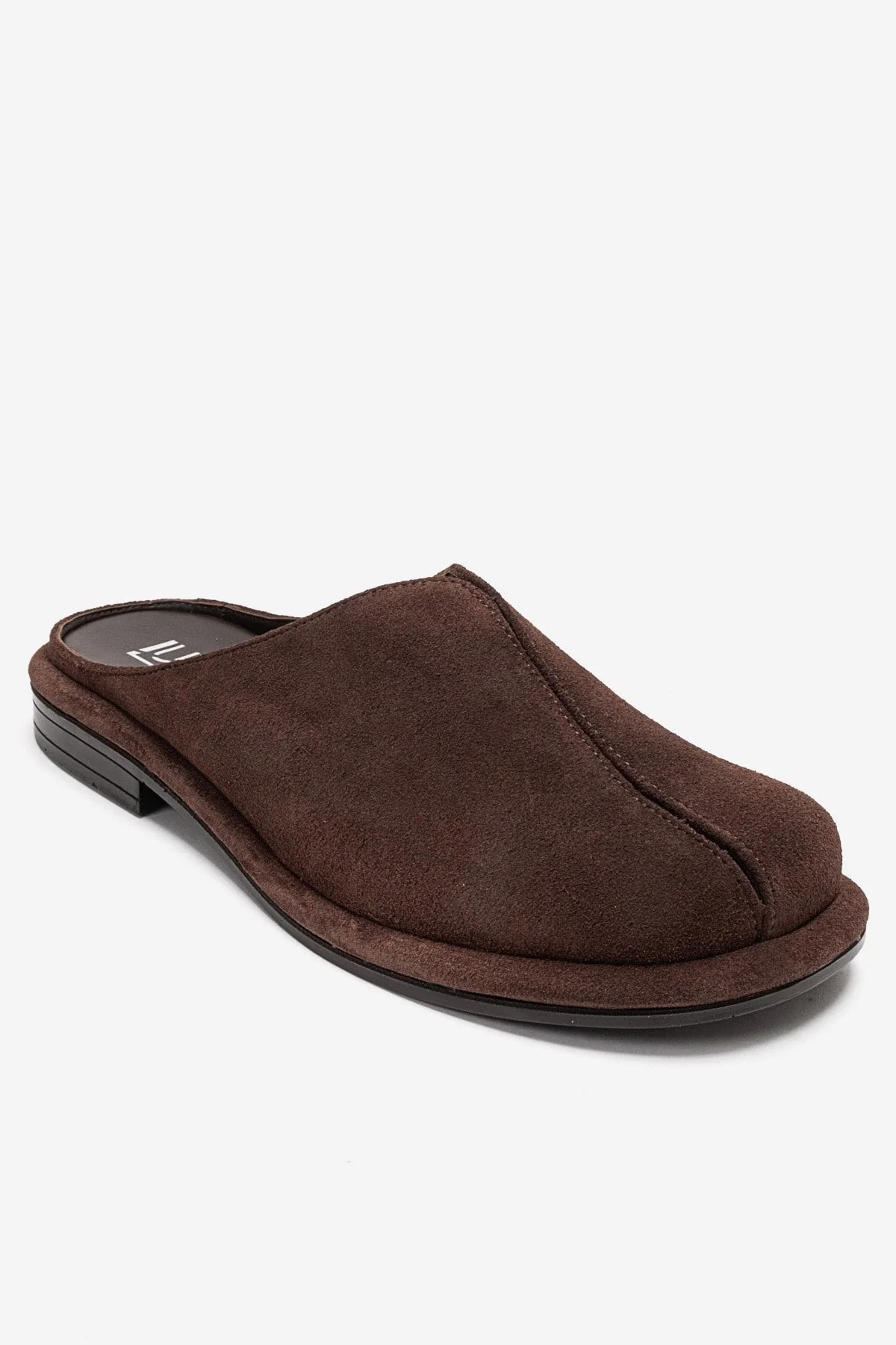 Tansy - Brown Genuine Leather Closed-Toe Mule (Women) - Image 3