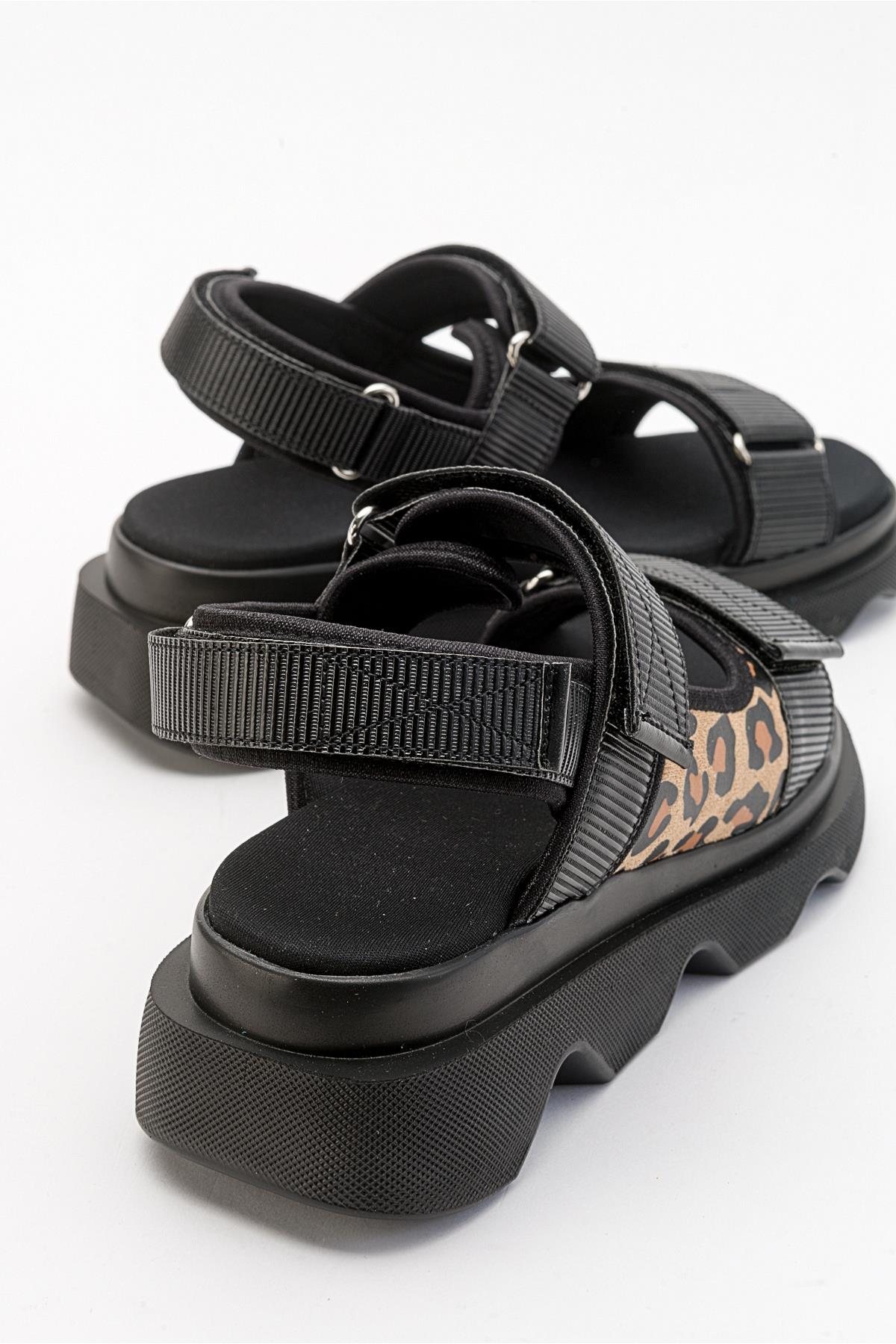 Tedy - Black Patterned Sandal (Women) - Image 5