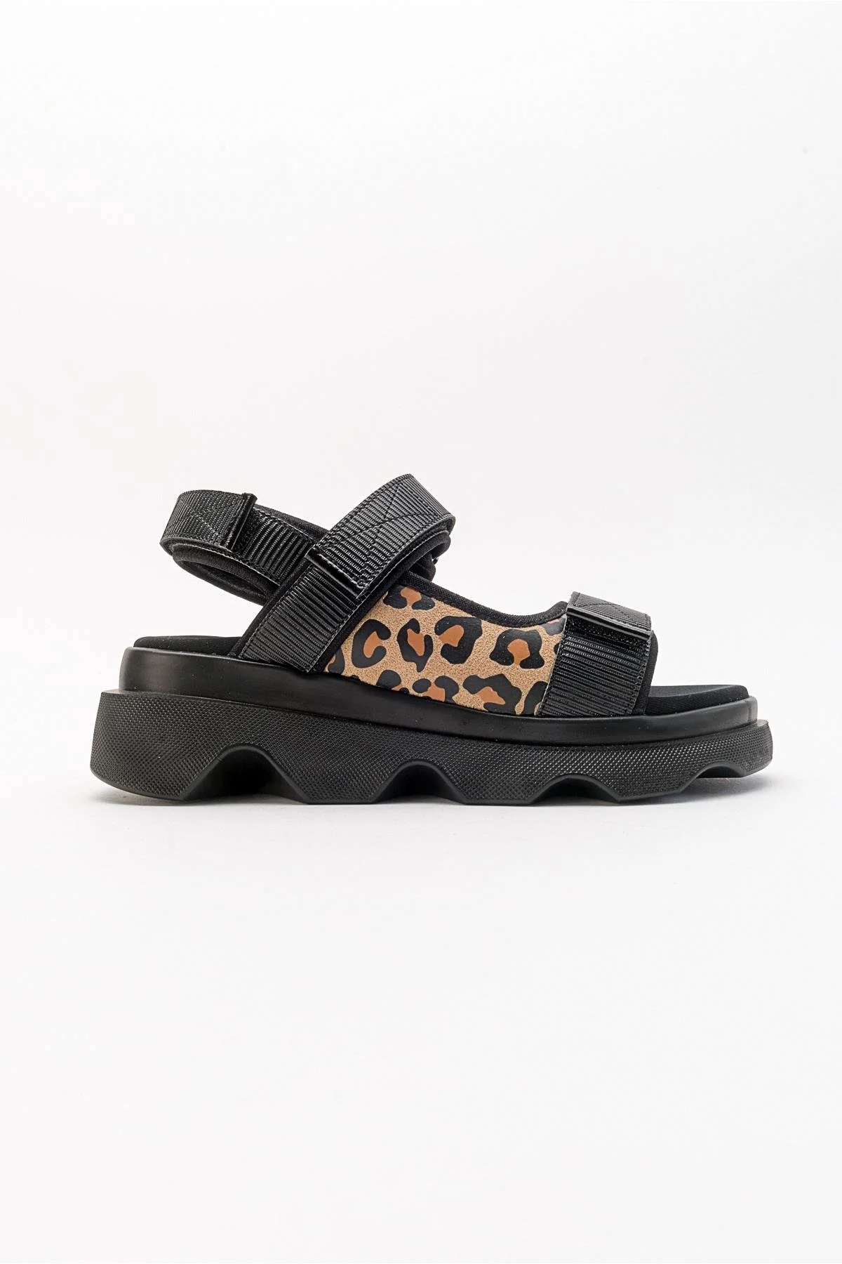 Tedy - Black Patterned Sandal (Women) - Image 6