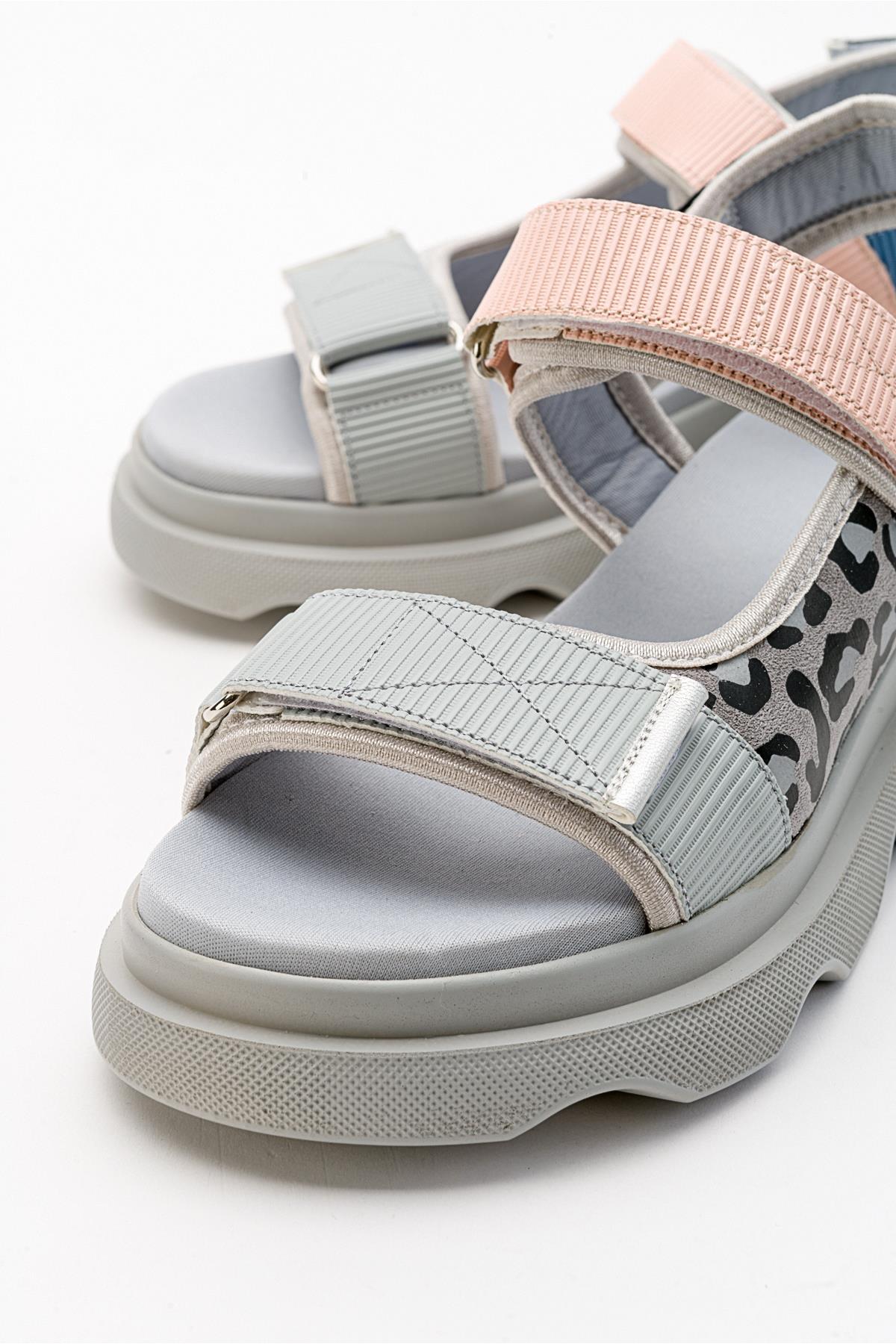 Tedy - Blue Patterned Sandal (Women) - Image 2