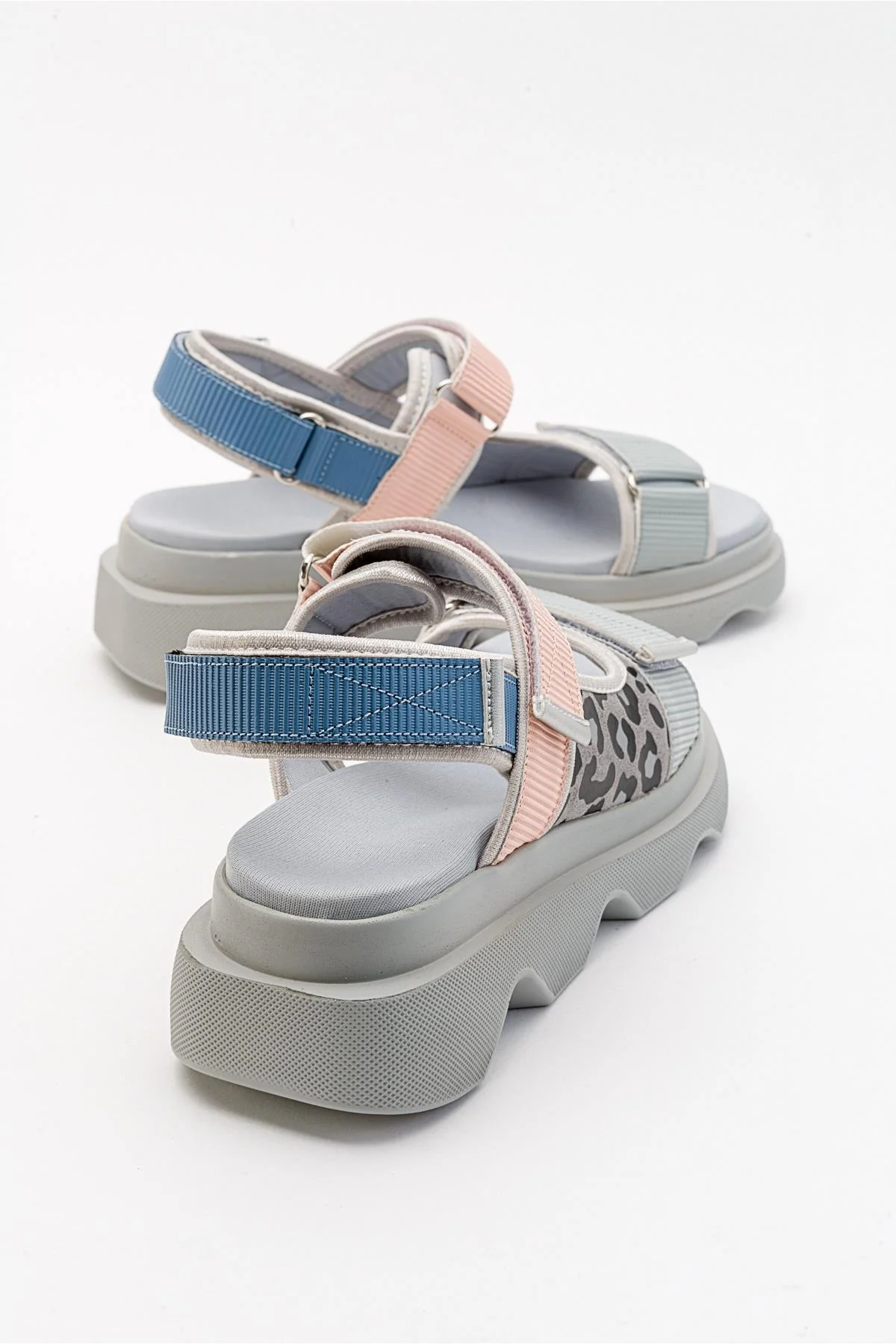 Tedy - Blue Patterned Sandal (Women) - Image 3