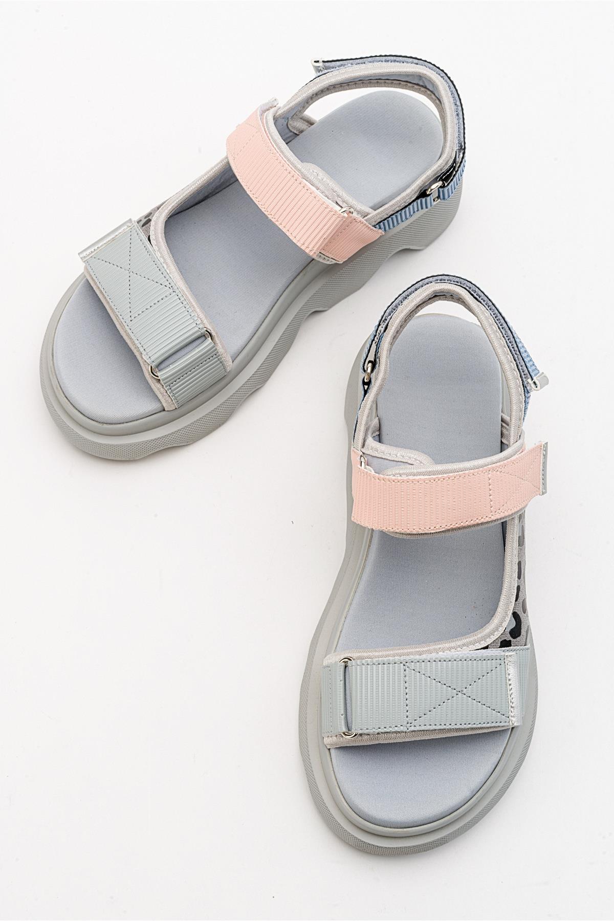 Tedy - Blue Patterned Sandal (Women) - Image 4