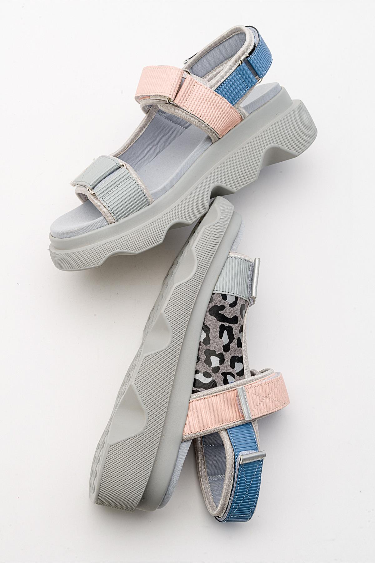 Tedy - Blue Patterned Sandal (Women) - Image 5
