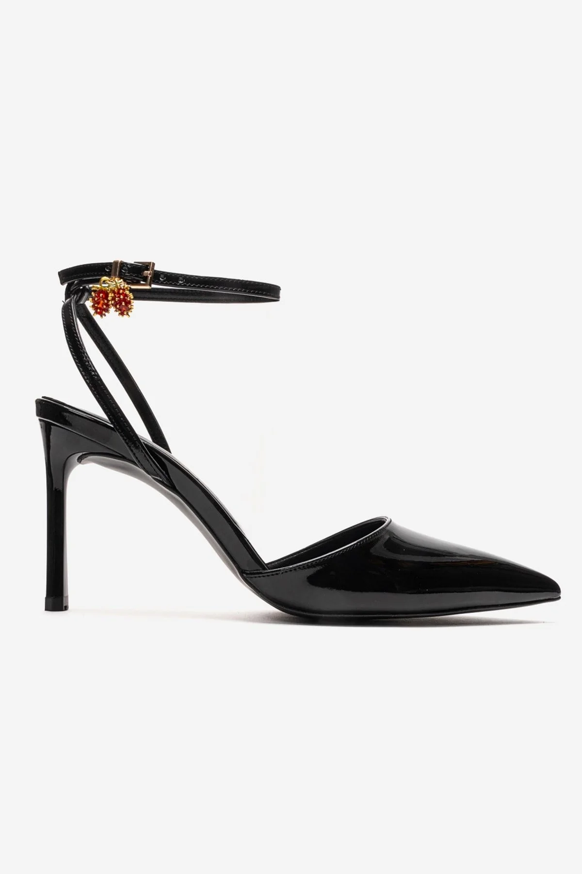THALIA - Black Patent Stiletto Pump (Women) - Image 4