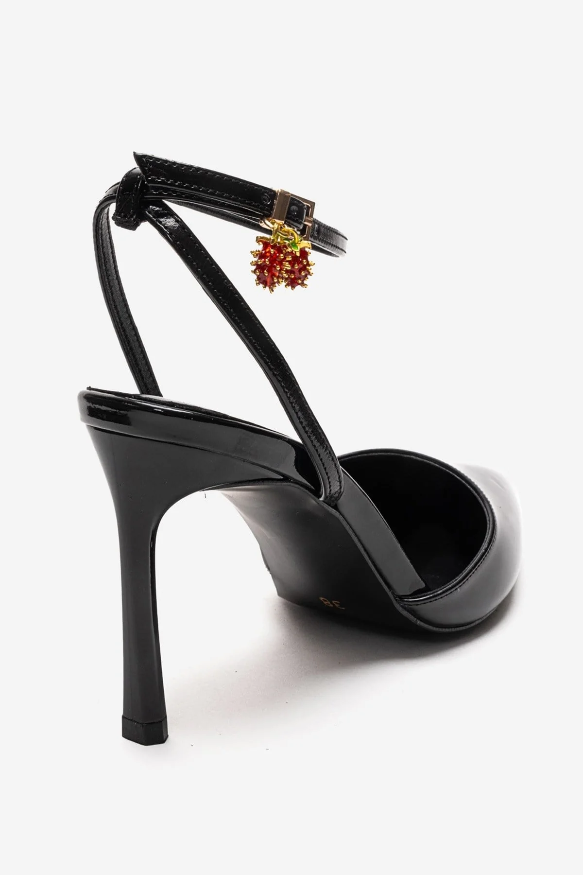 THALIA - Black Patent Stiletto Pump (Women) - Image 5