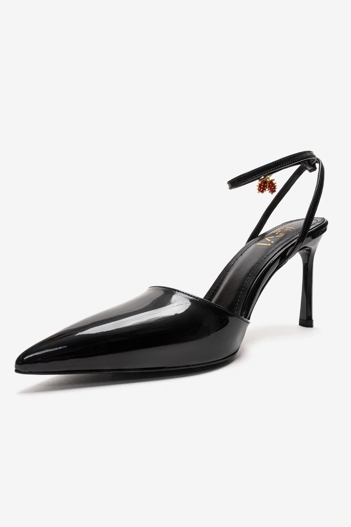 THALIA - Black Patent Stiletto Pump (Women) - Image 6