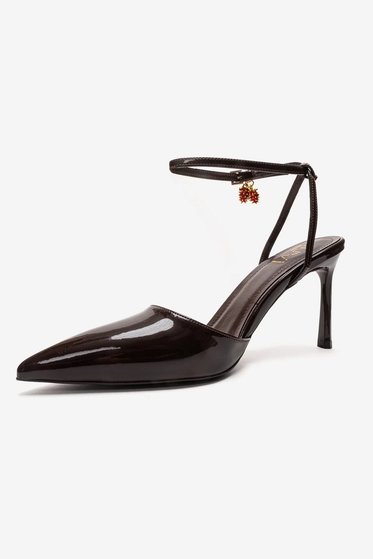 THALIA - Brown Patent Stiletto Pump (Women) - Image 6