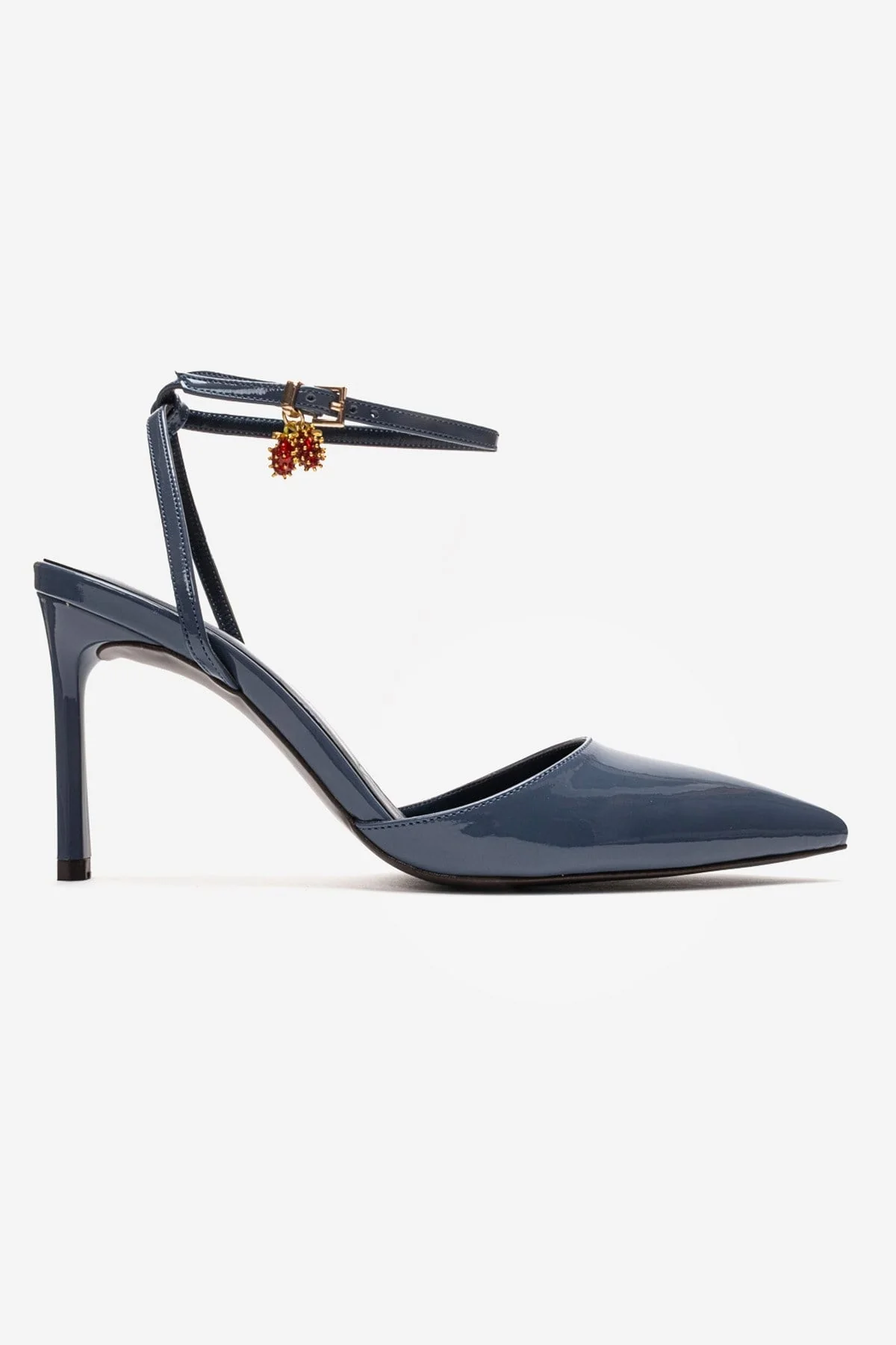 THALIA - Smoky Blue Patent Stiletto Pump (Women) - Image 3