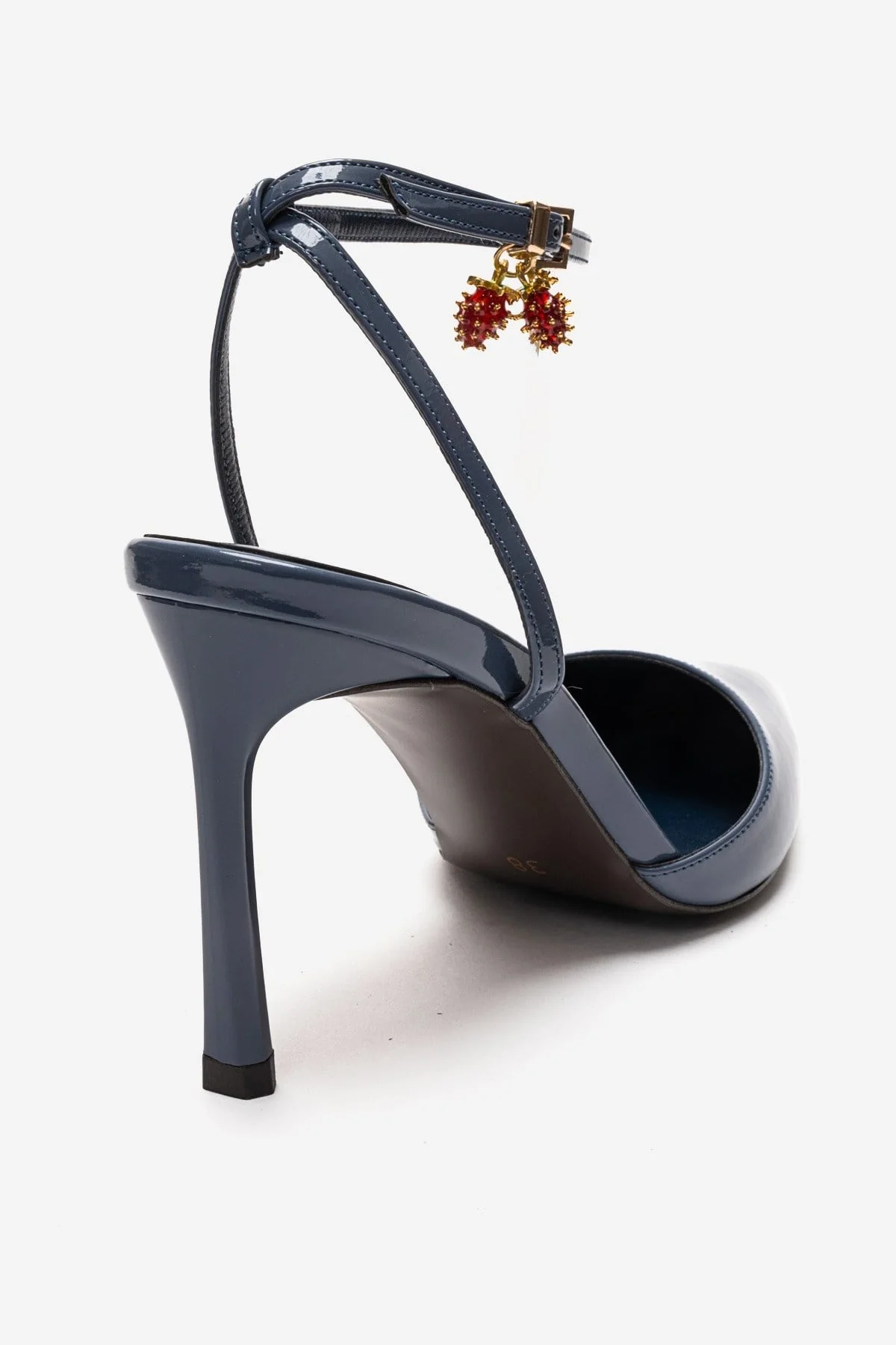 THALIA - Smoky Blue Patent Stiletto Pump (Women) - Image 4