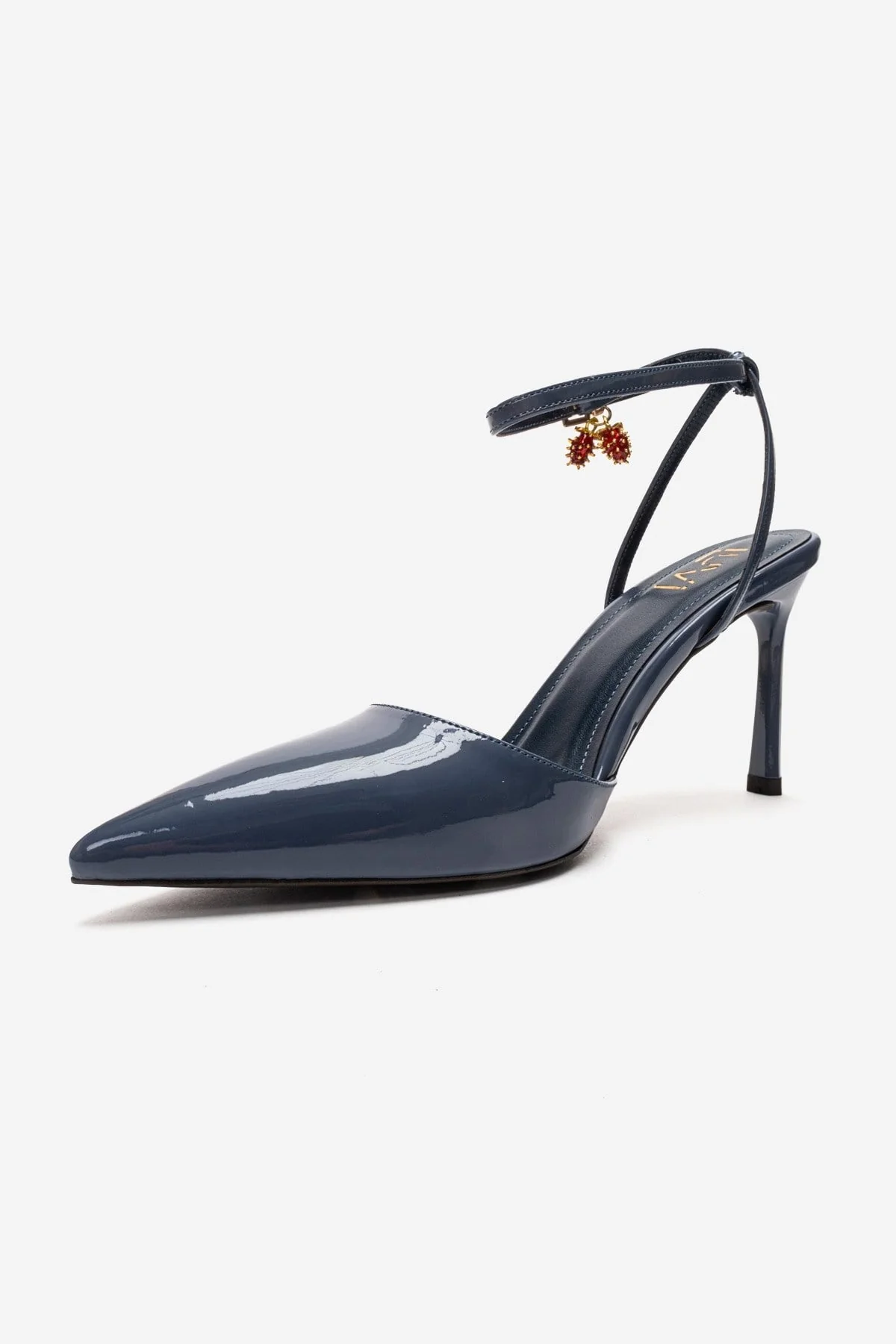 THALIA - Smoky Blue Patent Stiletto Pump (Women) - Image 5