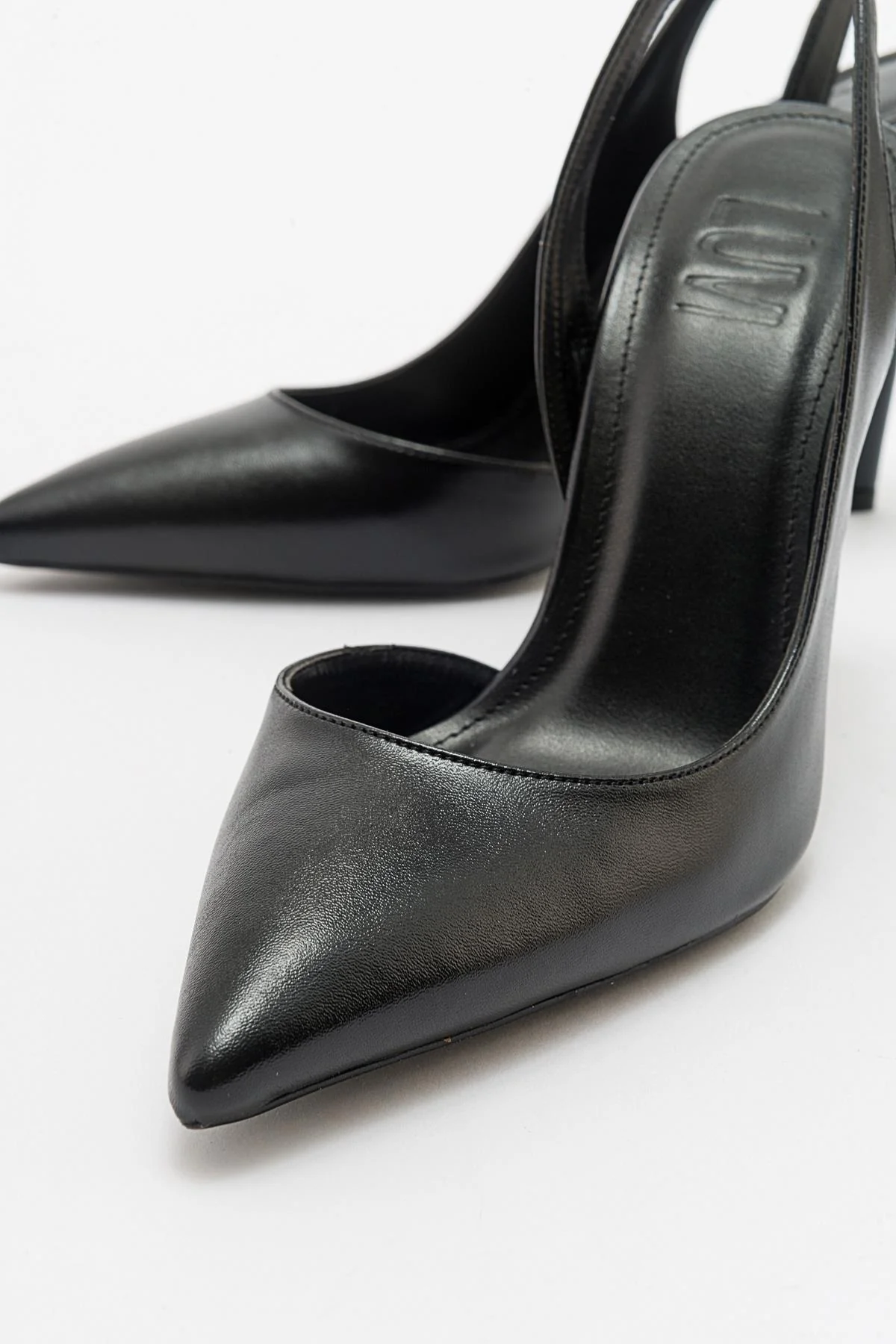 Twine - Black Heeled Shoe (Women) - Image 3