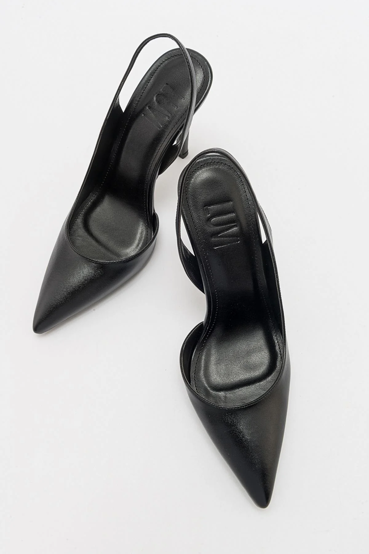 Twine - Black Heeled Shoe (Women) - Image 4