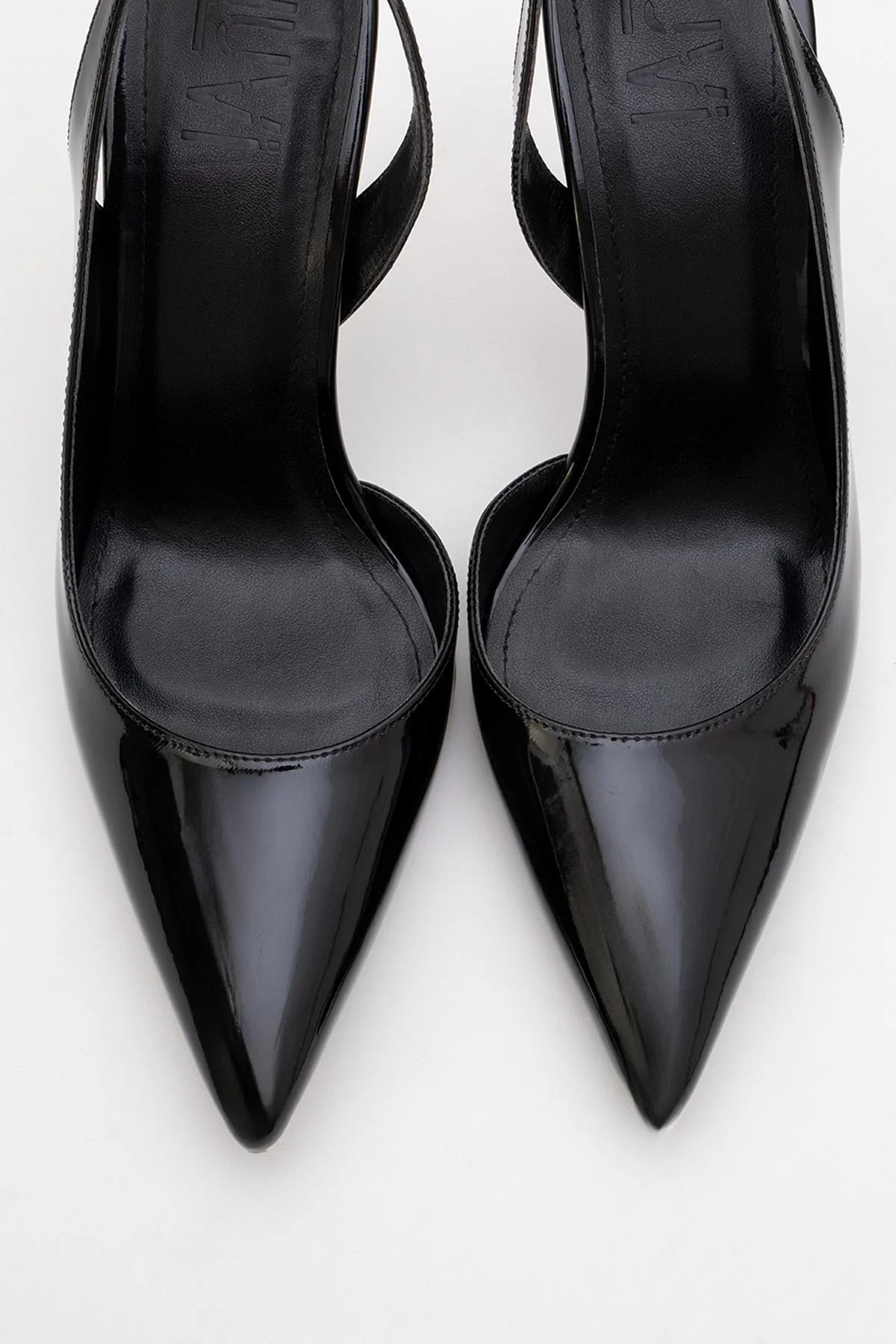 Twine - Black Patent Heeled Shoe (Women) - Image 2