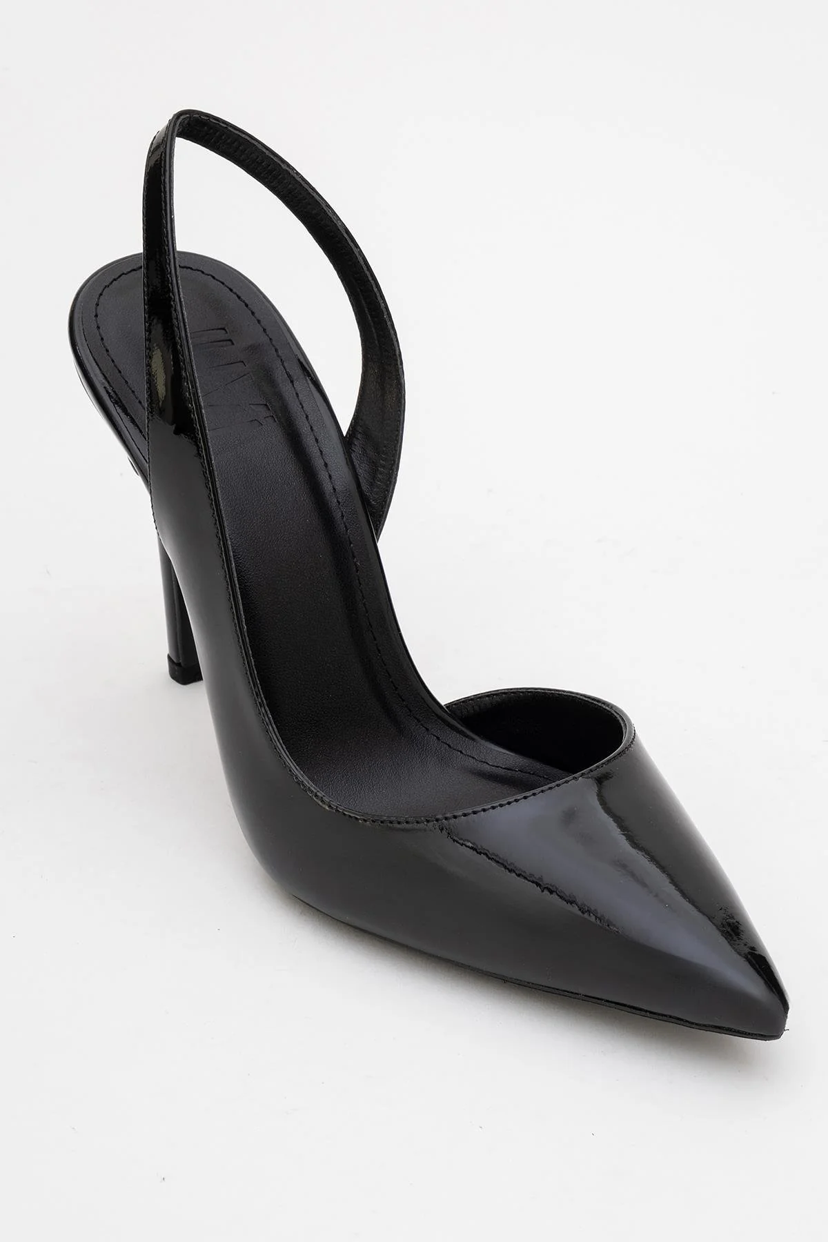 Twine - Black Patent Heeled Shoe (Women) - Image 3
