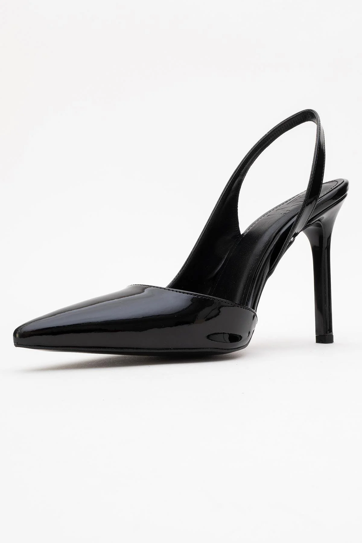 Twine - Black Patent Heeled Shoe (Women) - Image 4