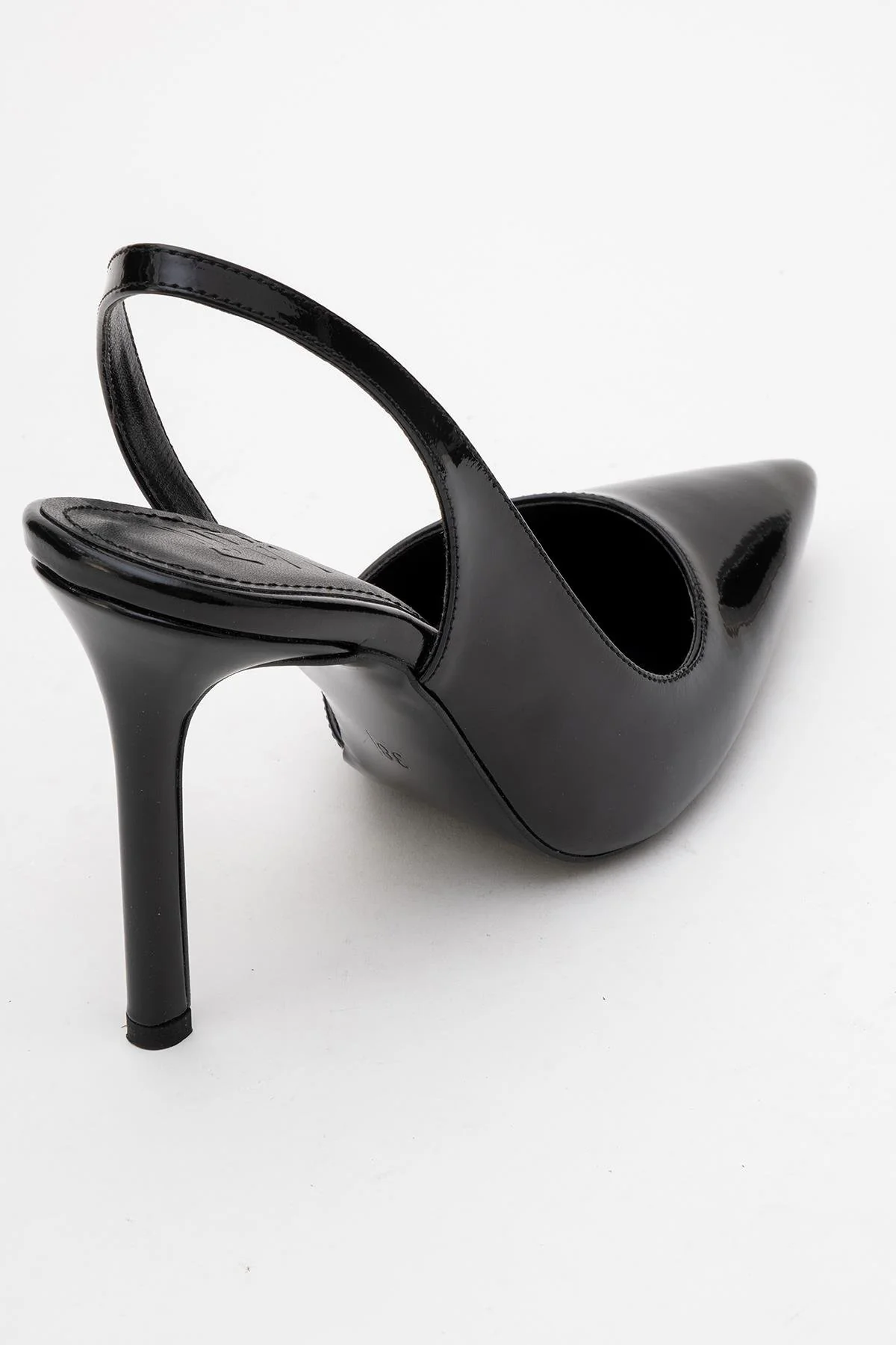 Twine - Black Patent Heeled Shoe (Women) - Image 5