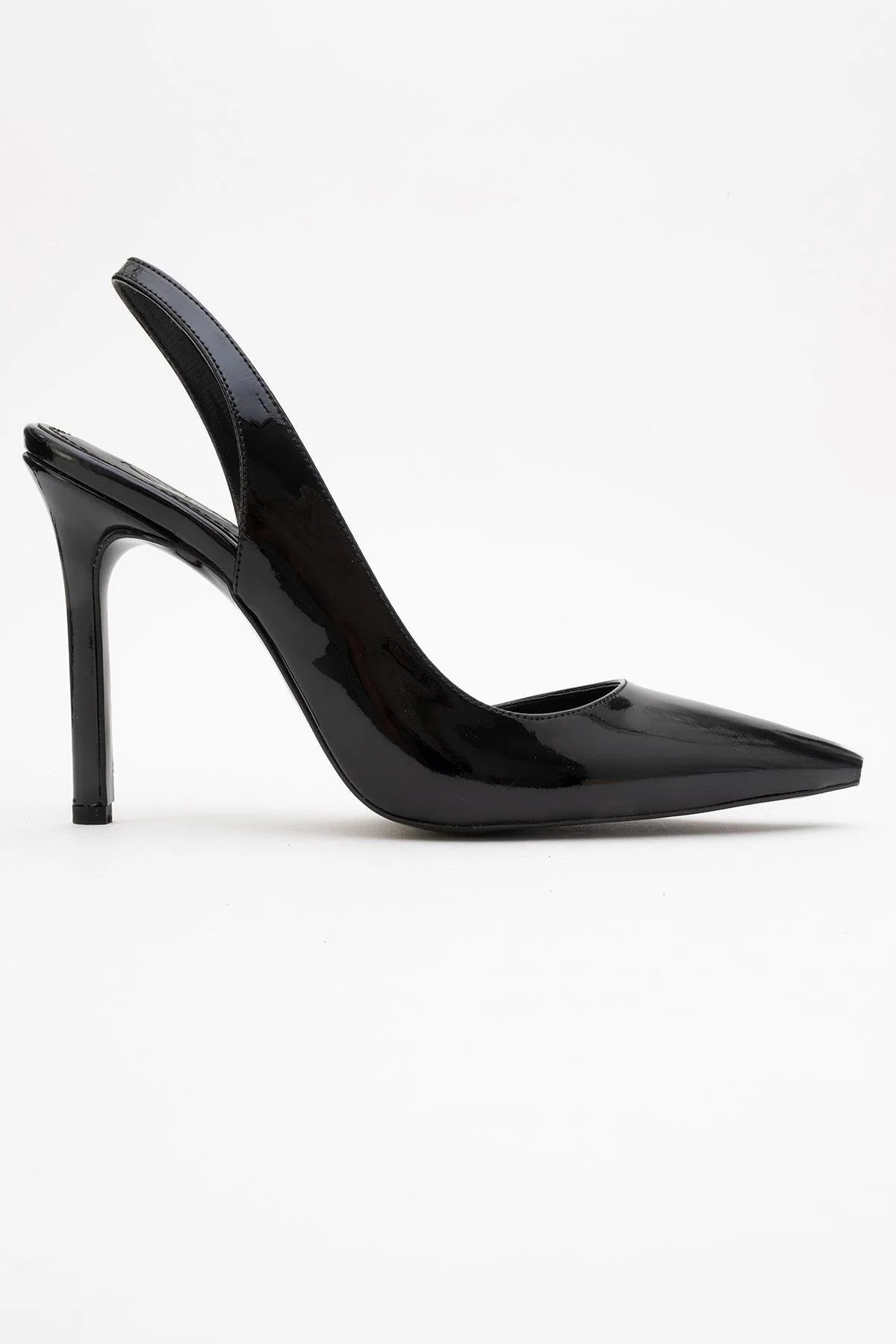 Twine - Black Patent Heeled Shoe (Women) - Image 6