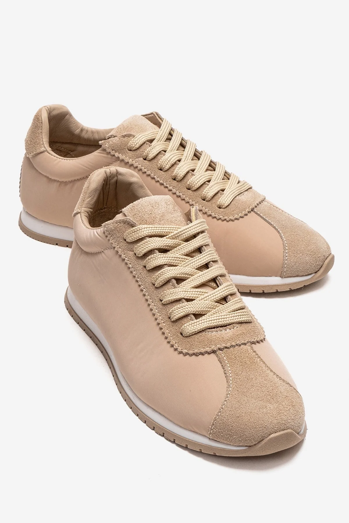 UNICA - Beige Genuine Leather Sneaker (Women)